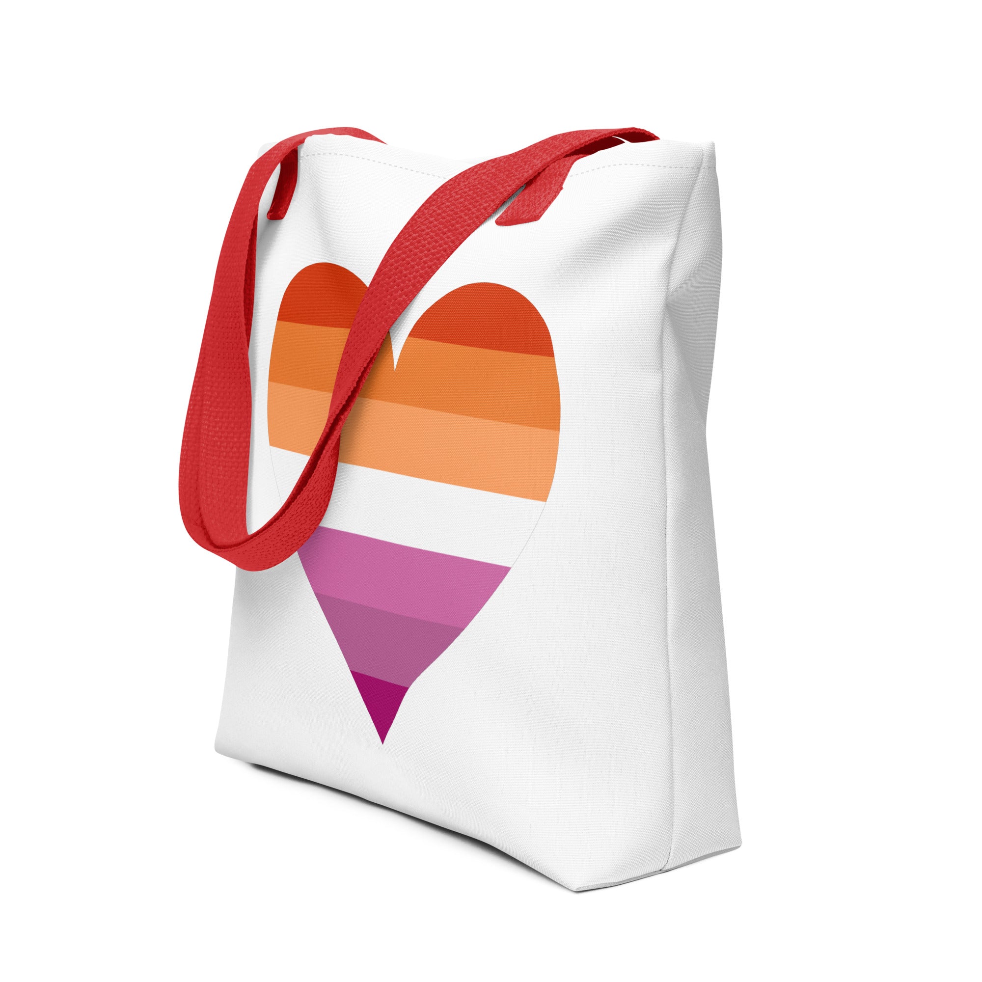 Tote bag Lesbian Heart