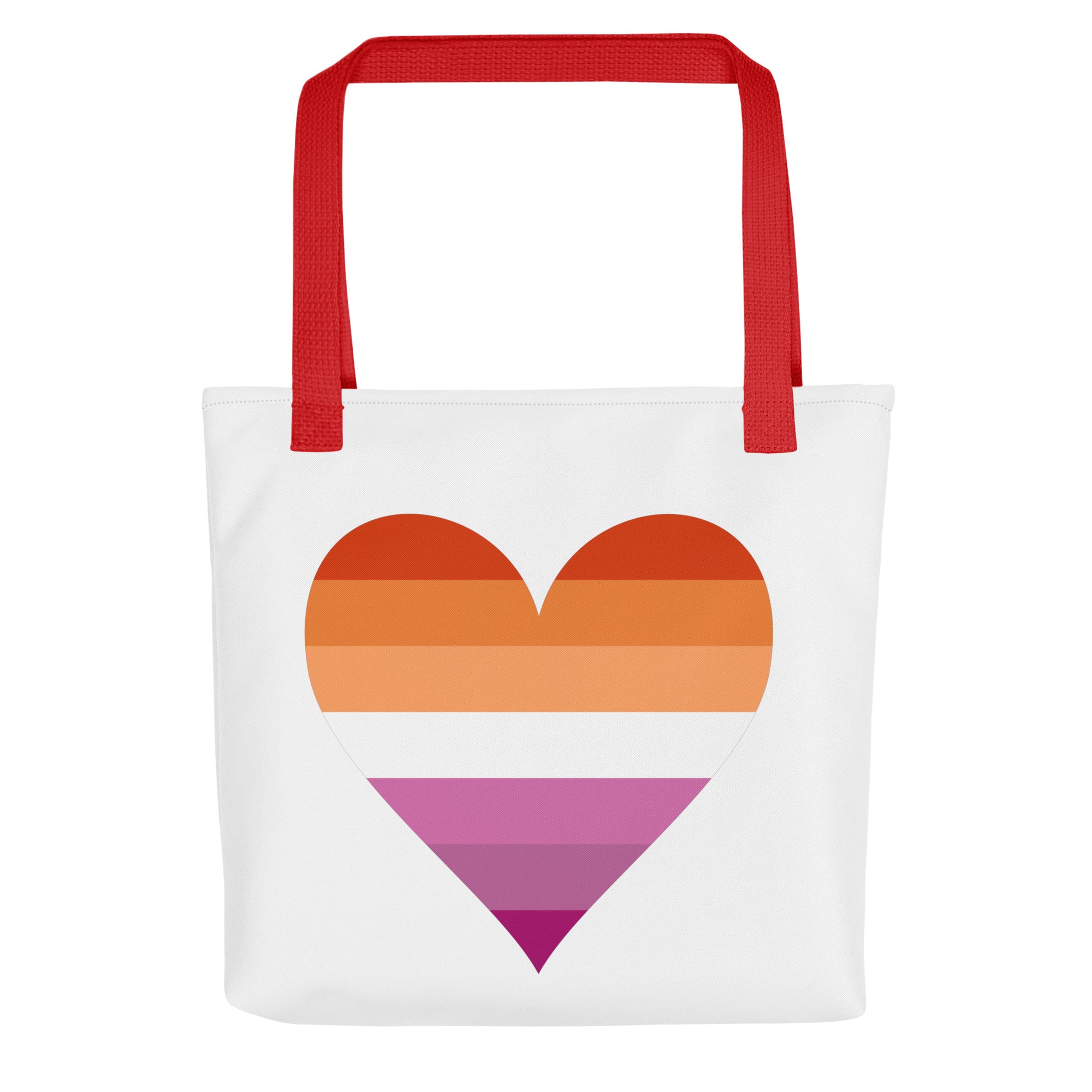 Tote bag Lesbian Heart
