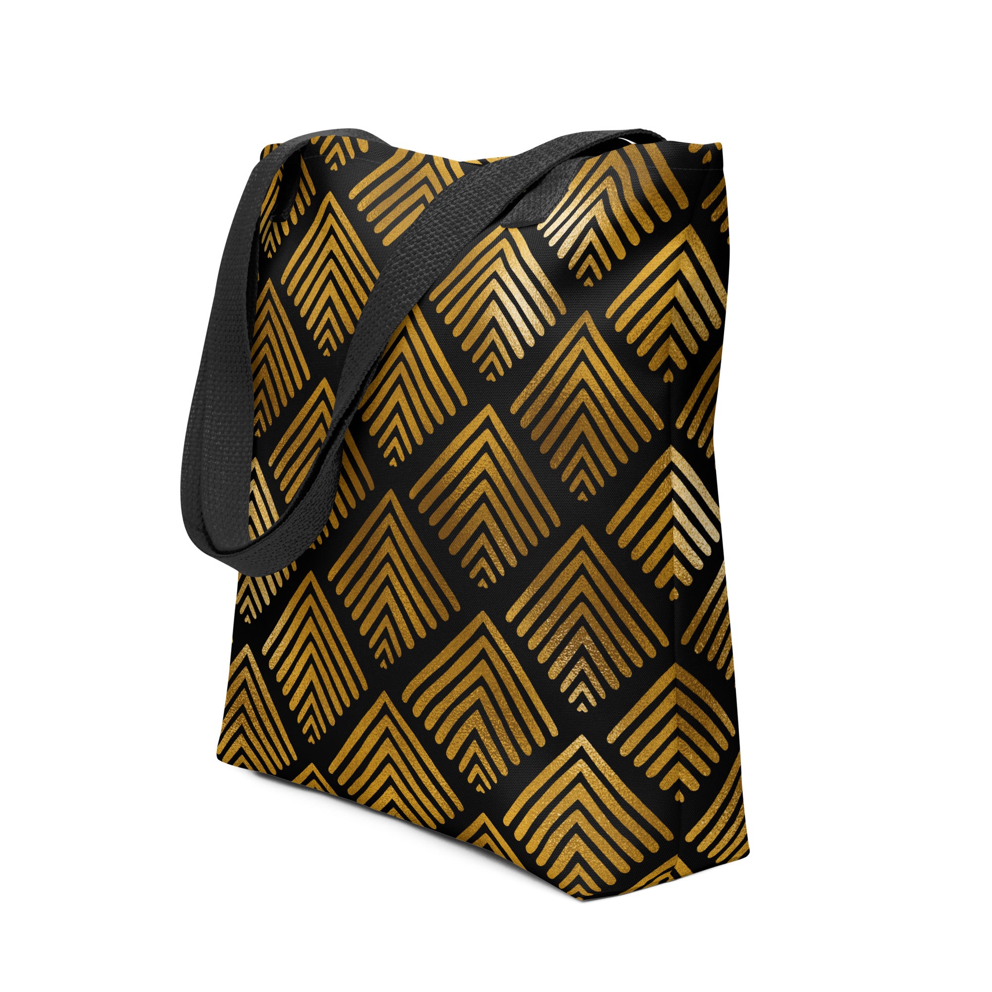 Tote bag Lines Black