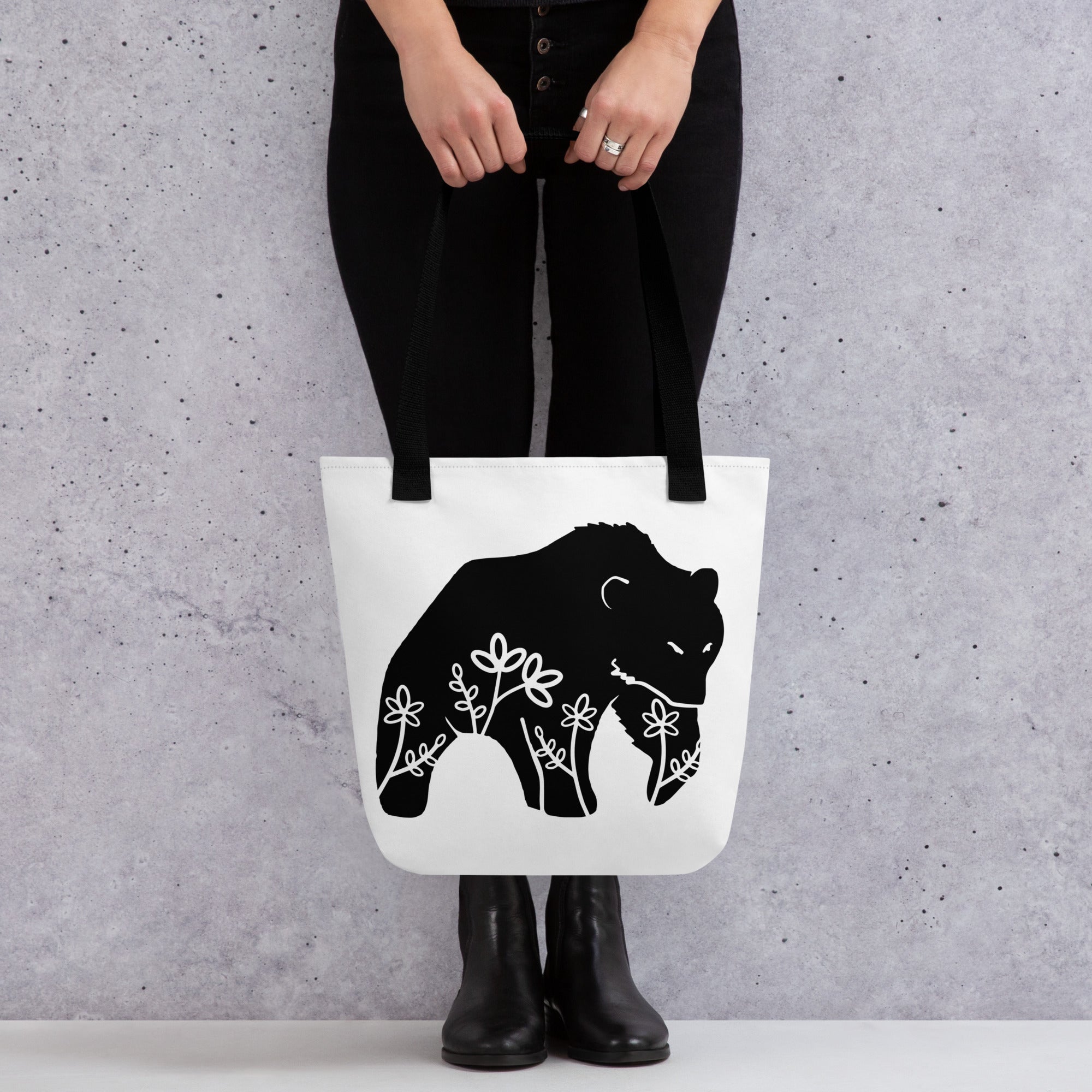 Tote bag Nature Bear