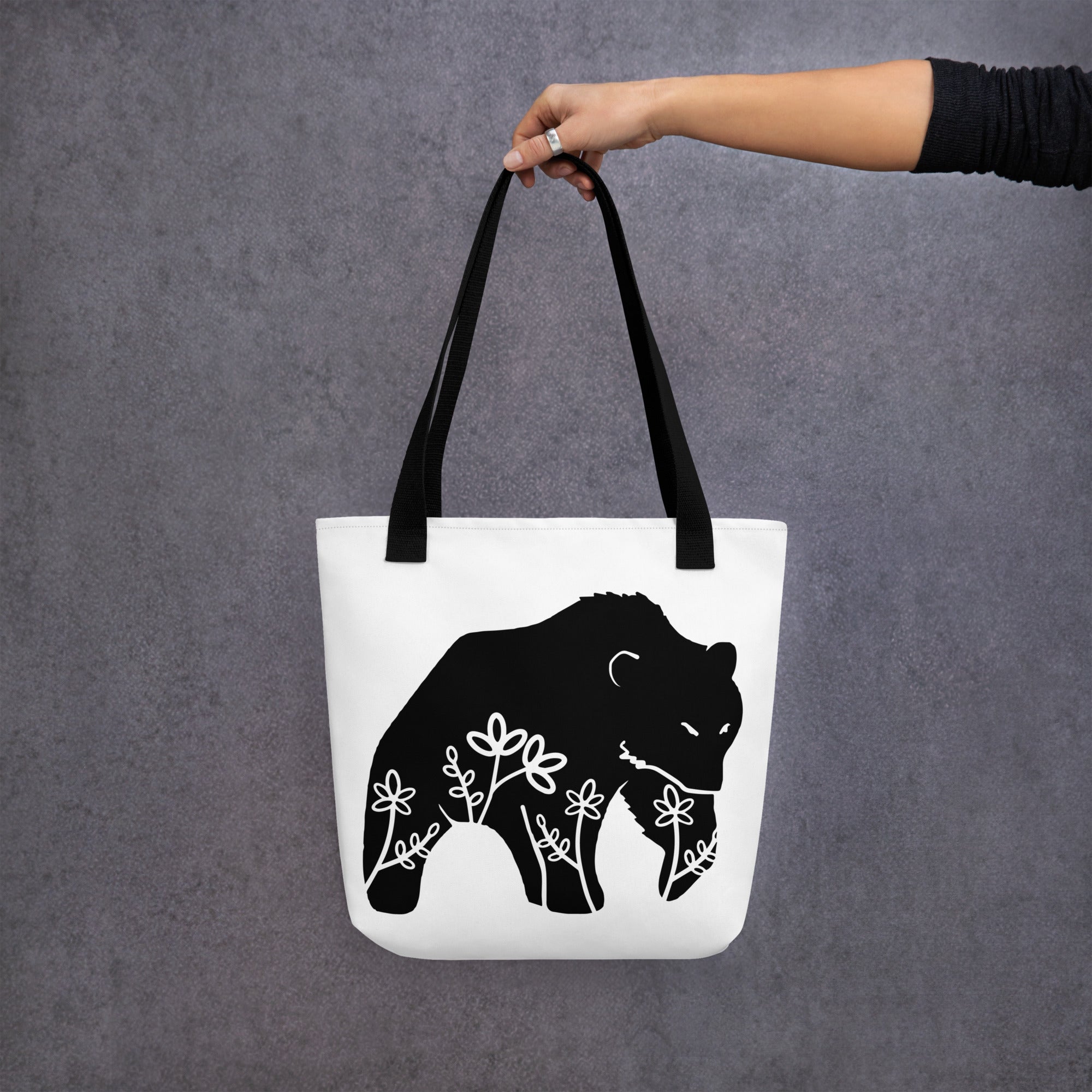 Tote bag Nature Bear