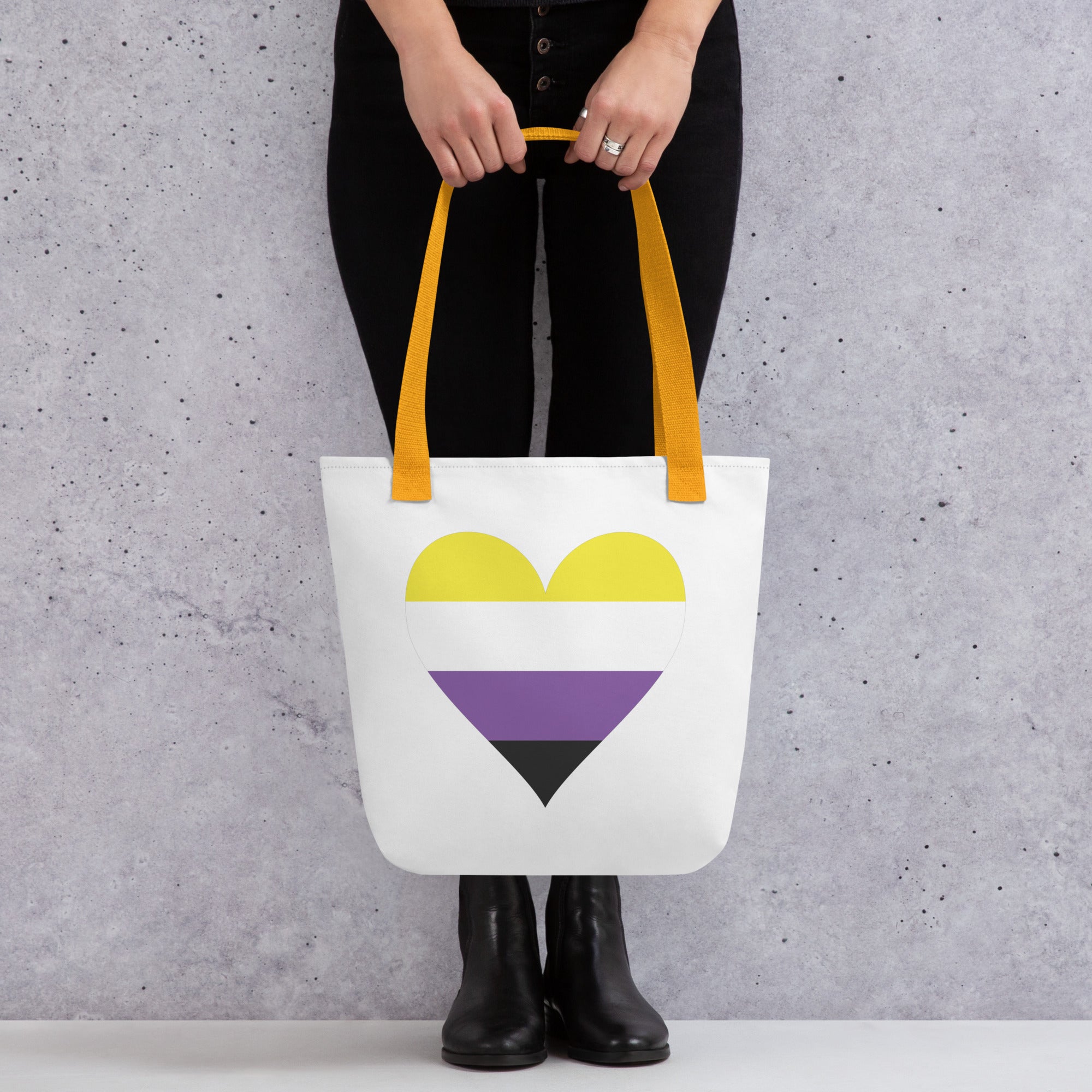 Tote bag Nonbinary Heart
