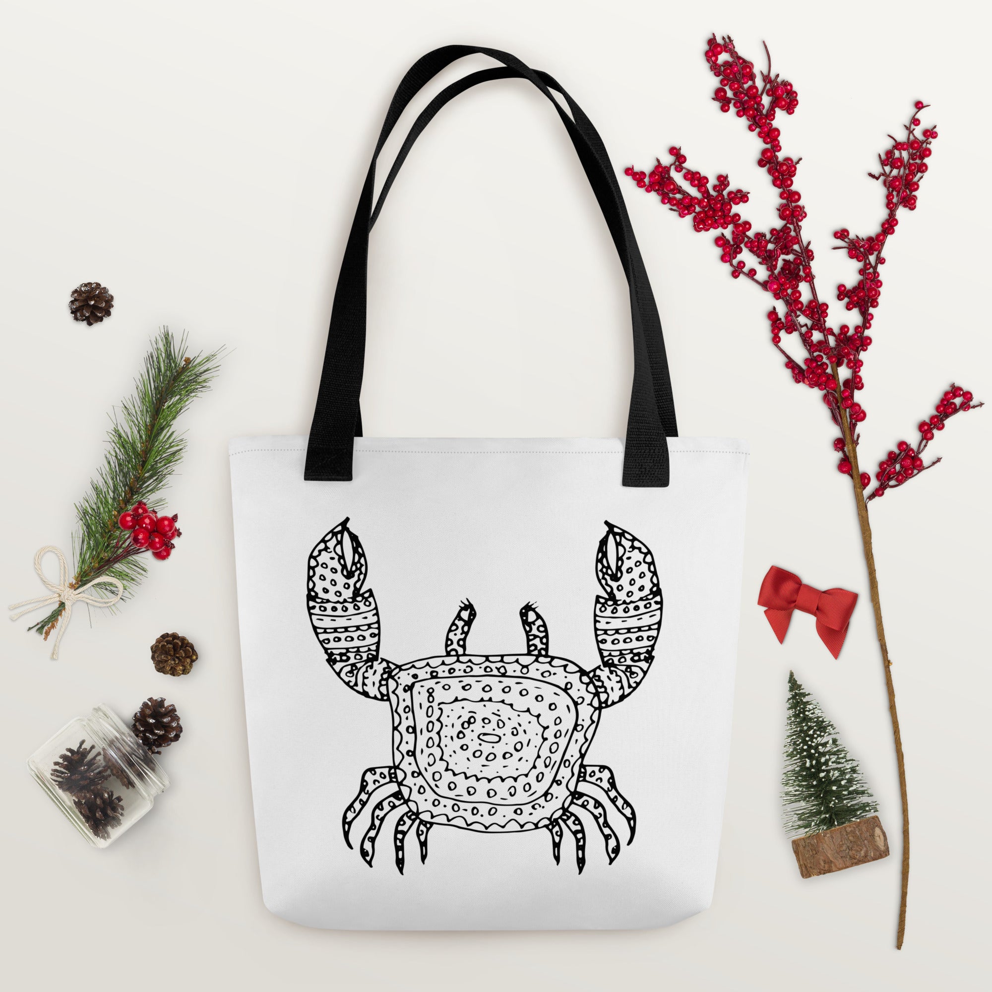 Tote bag Ocean life Crab