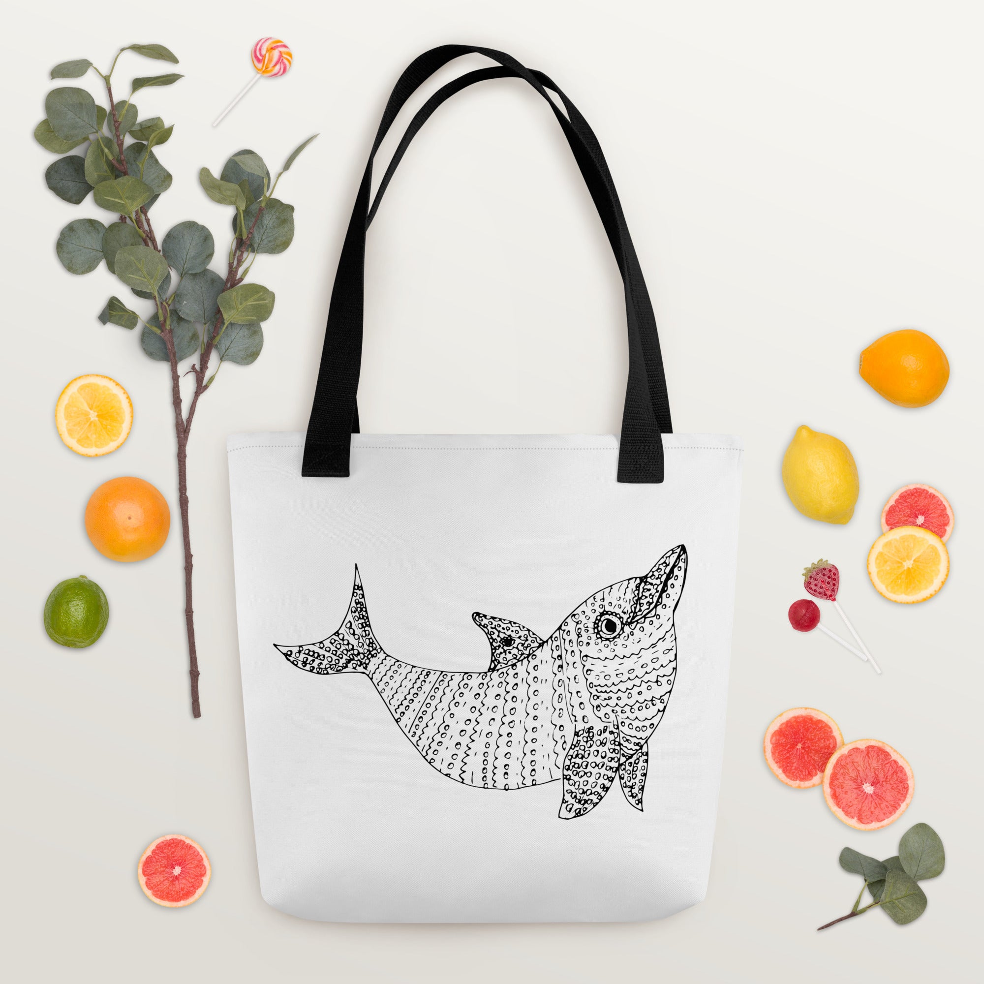 Tote bag Ocean life Dolphin