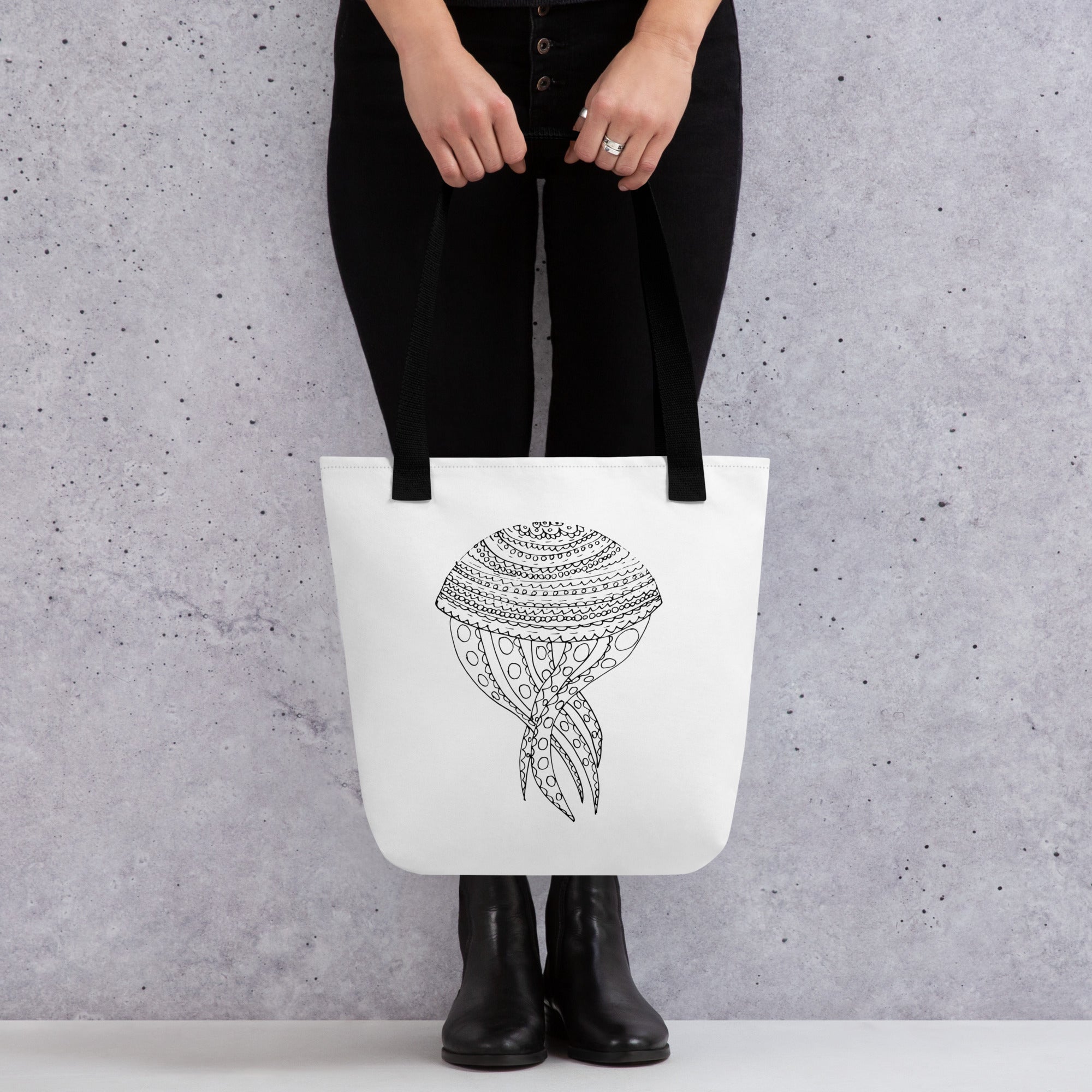Tote bag Ocean life Jellyfish