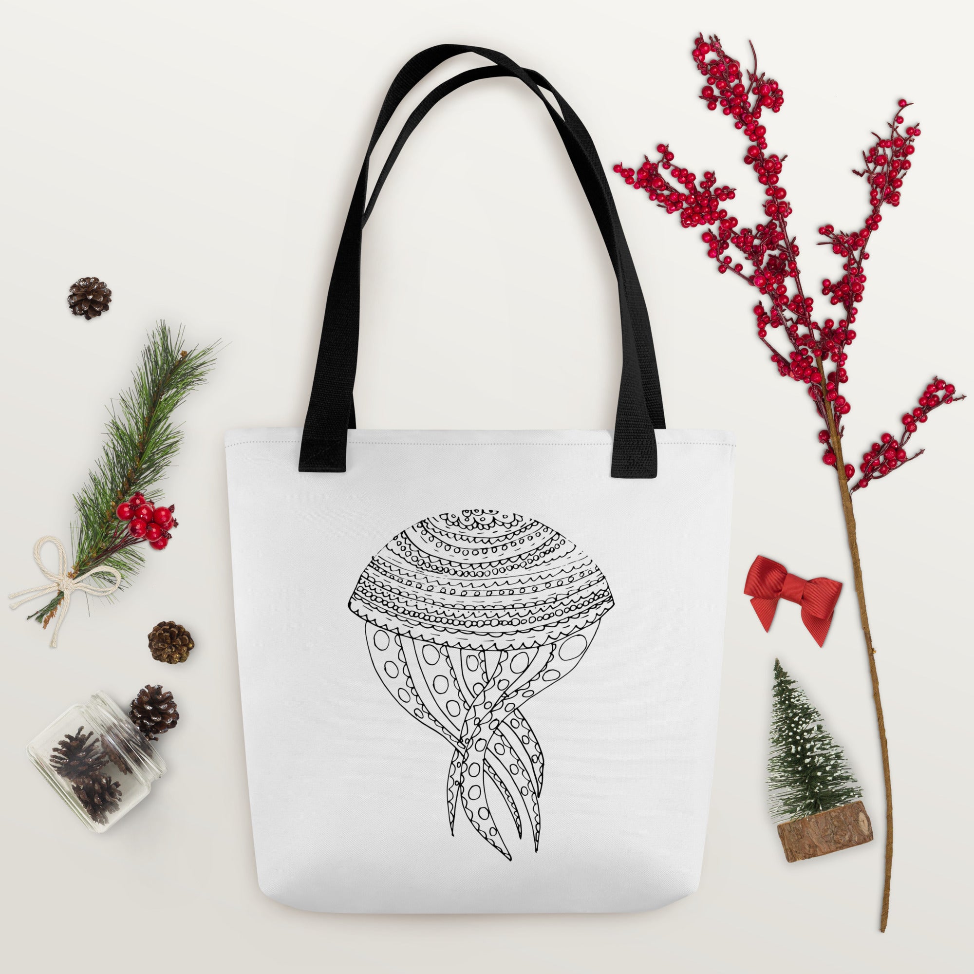 Tote bag Ocean life Jellyfish