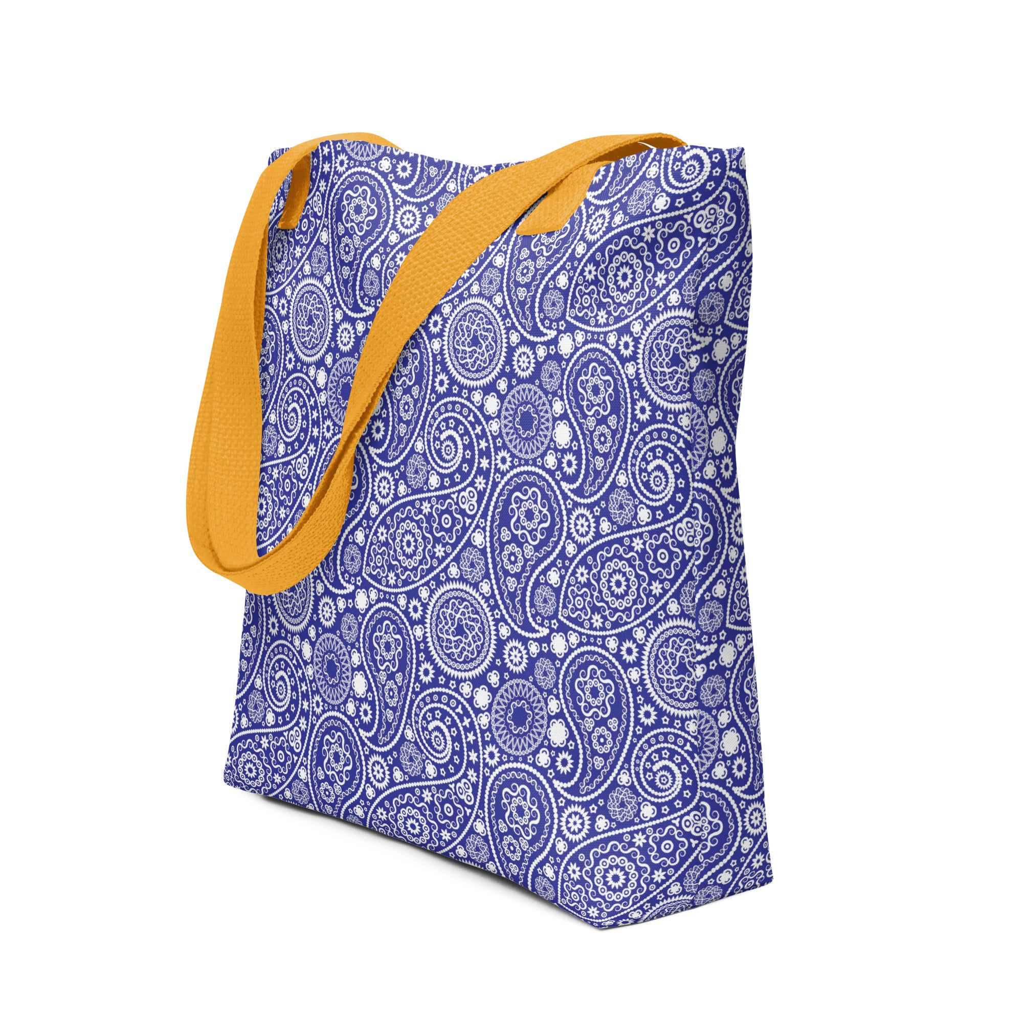 Tote bag Paisley Blue