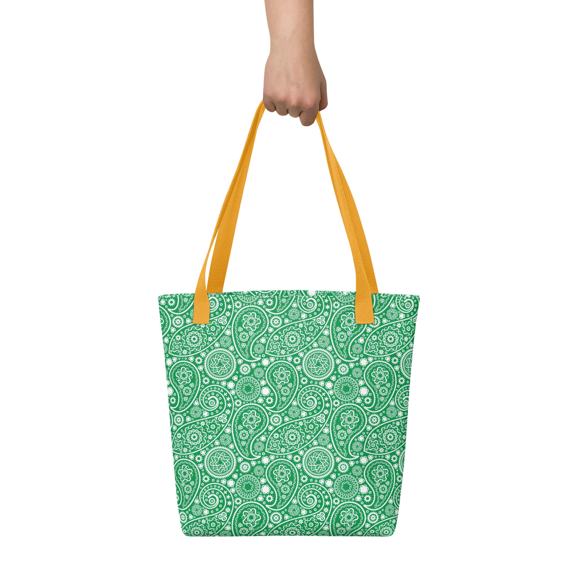 Tote bag Paisley Green