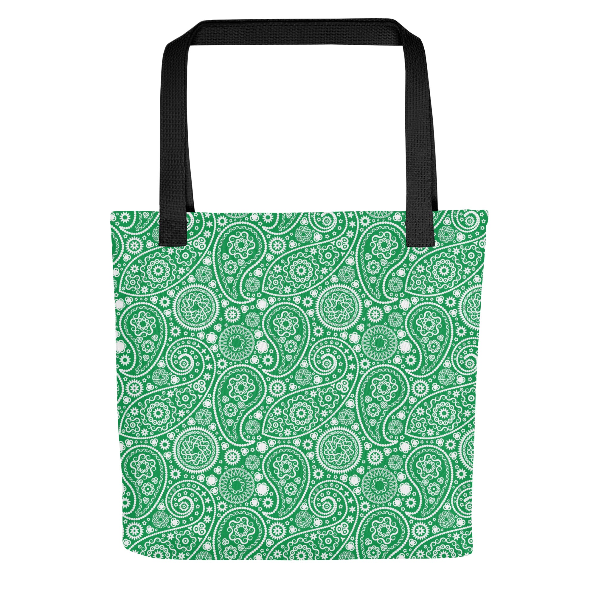 Tote bag Paisley Green