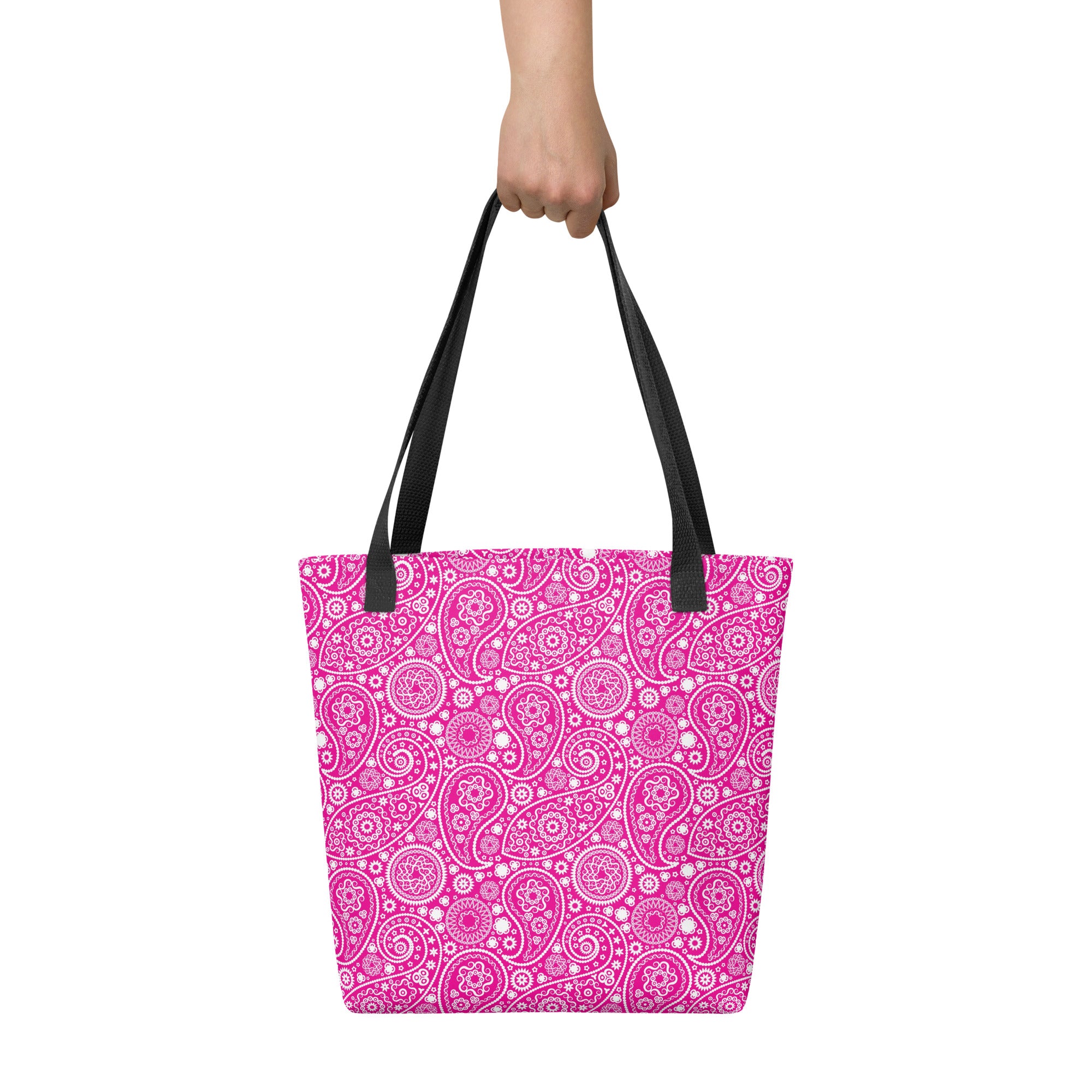 Tote bag Paisley Pink