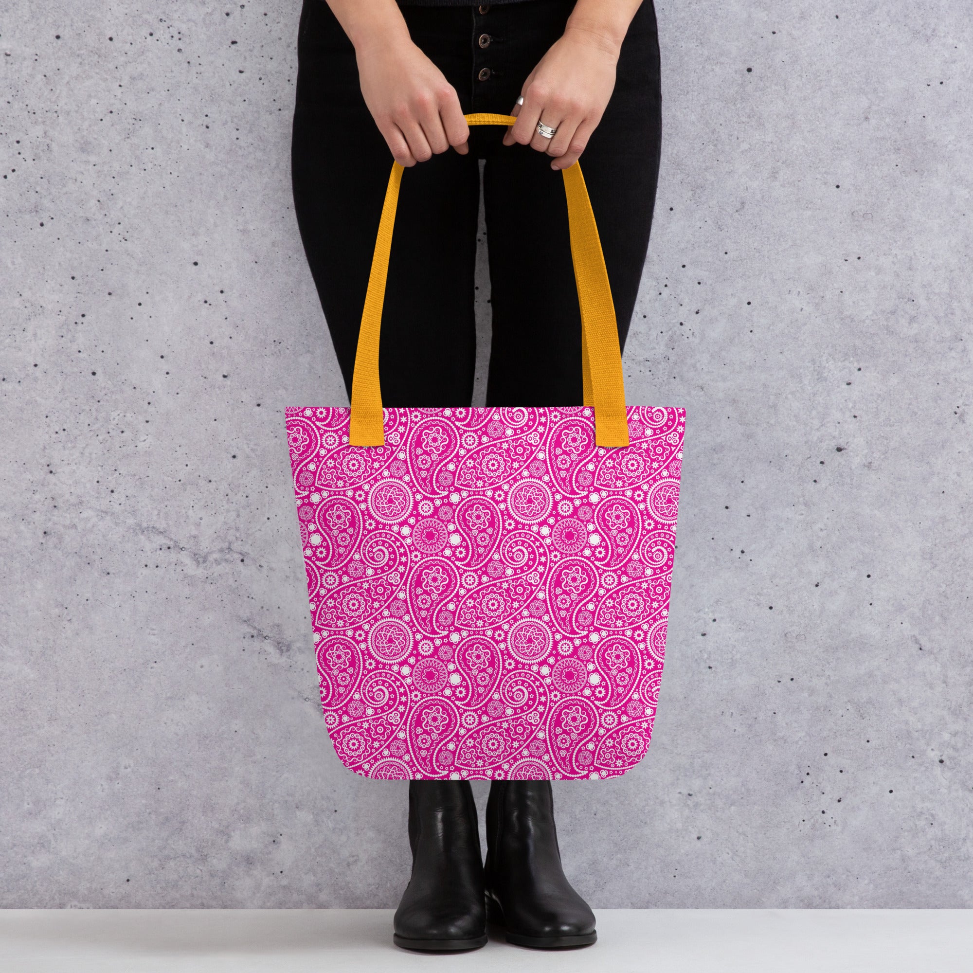 Tote bag Paisley Pink