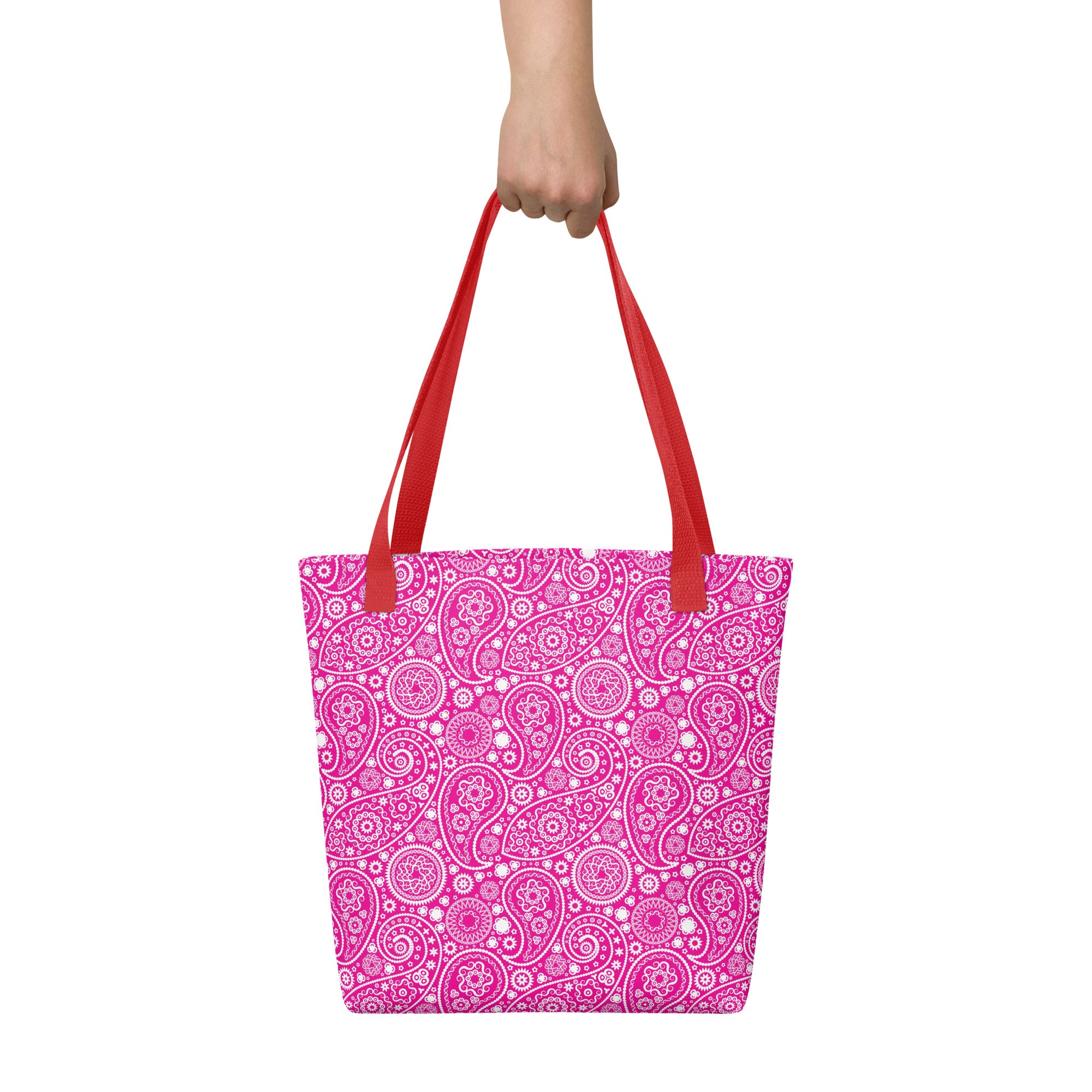 Tote bag Paisley Pink
