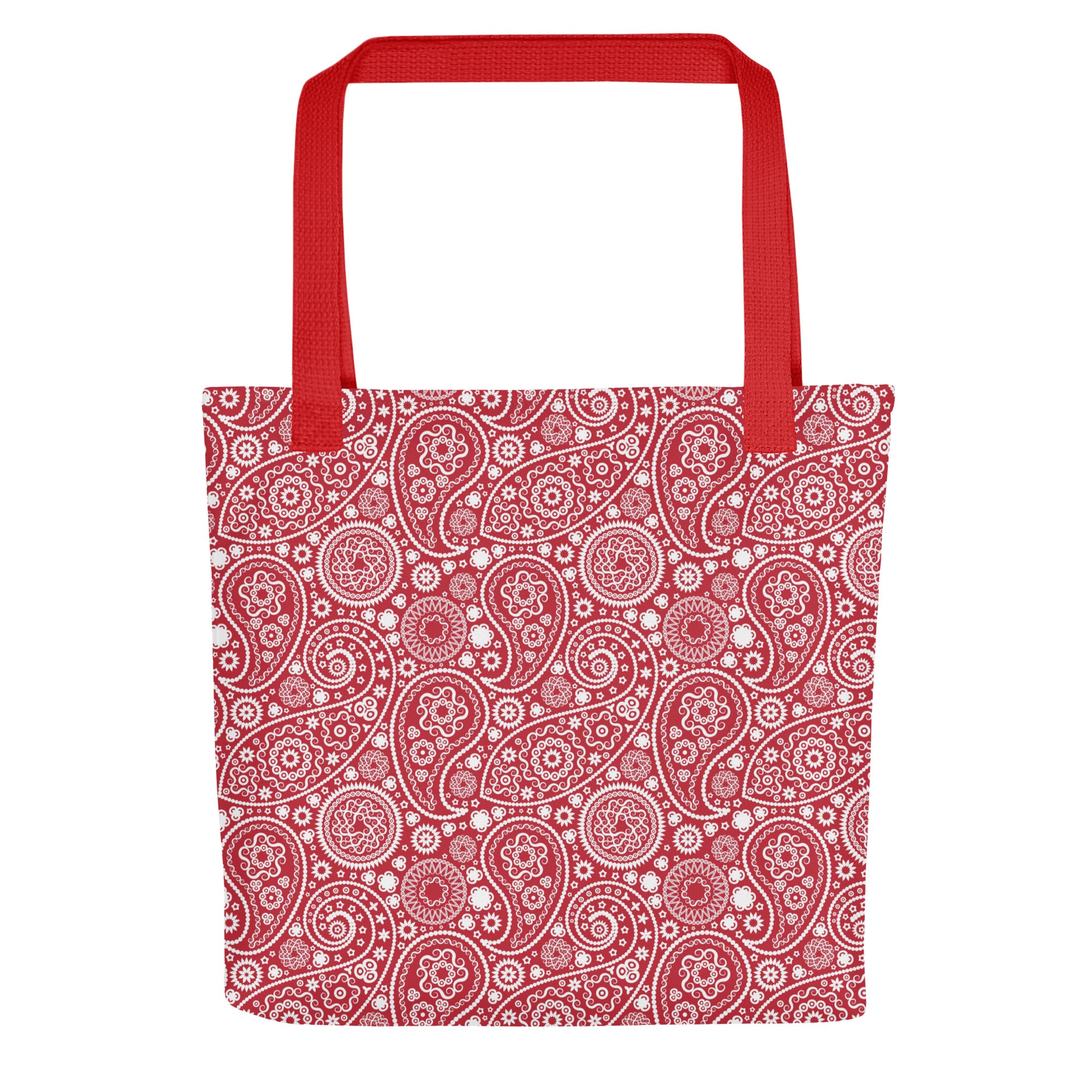 Tote bag Paisley Red