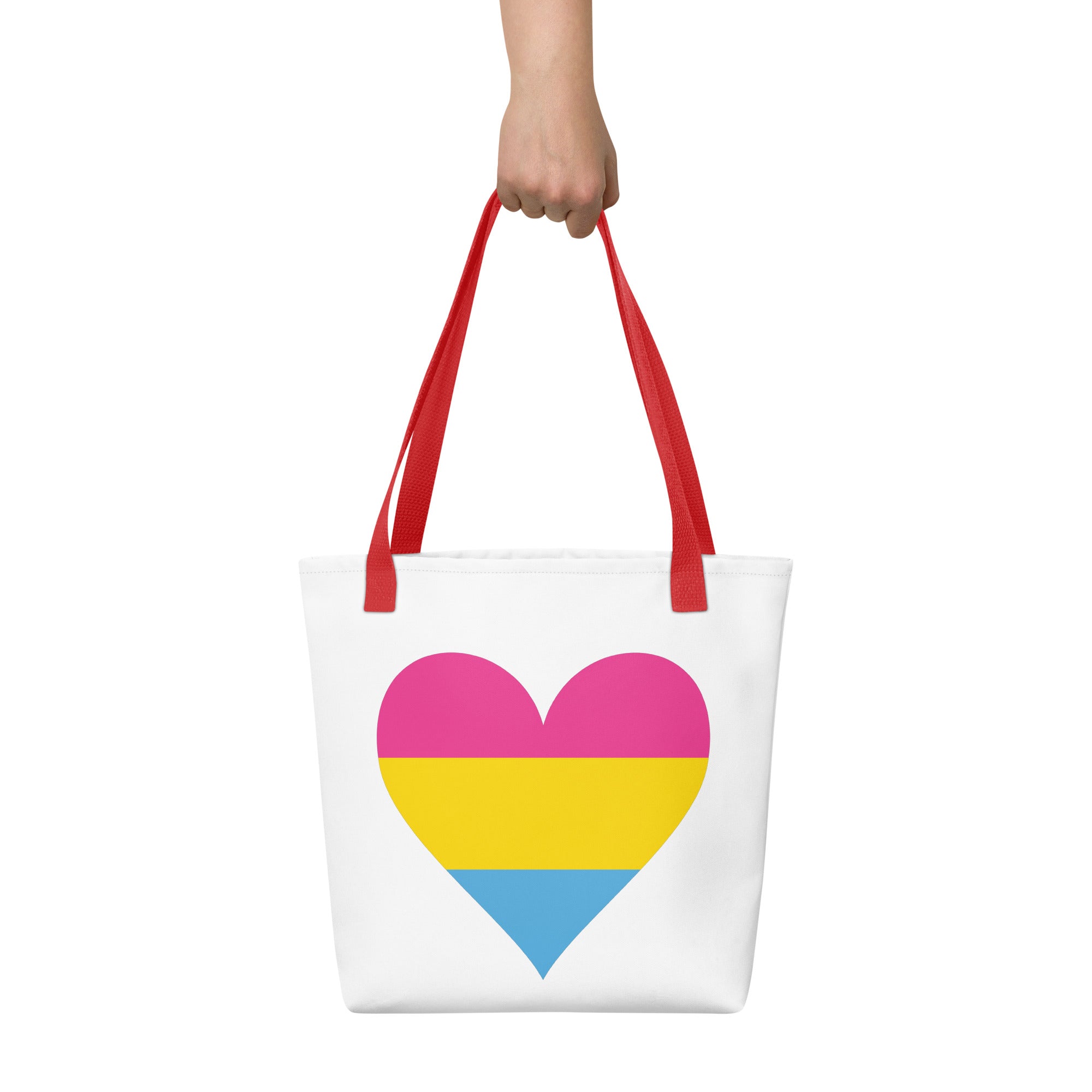 Tote bag Pansexual Heart