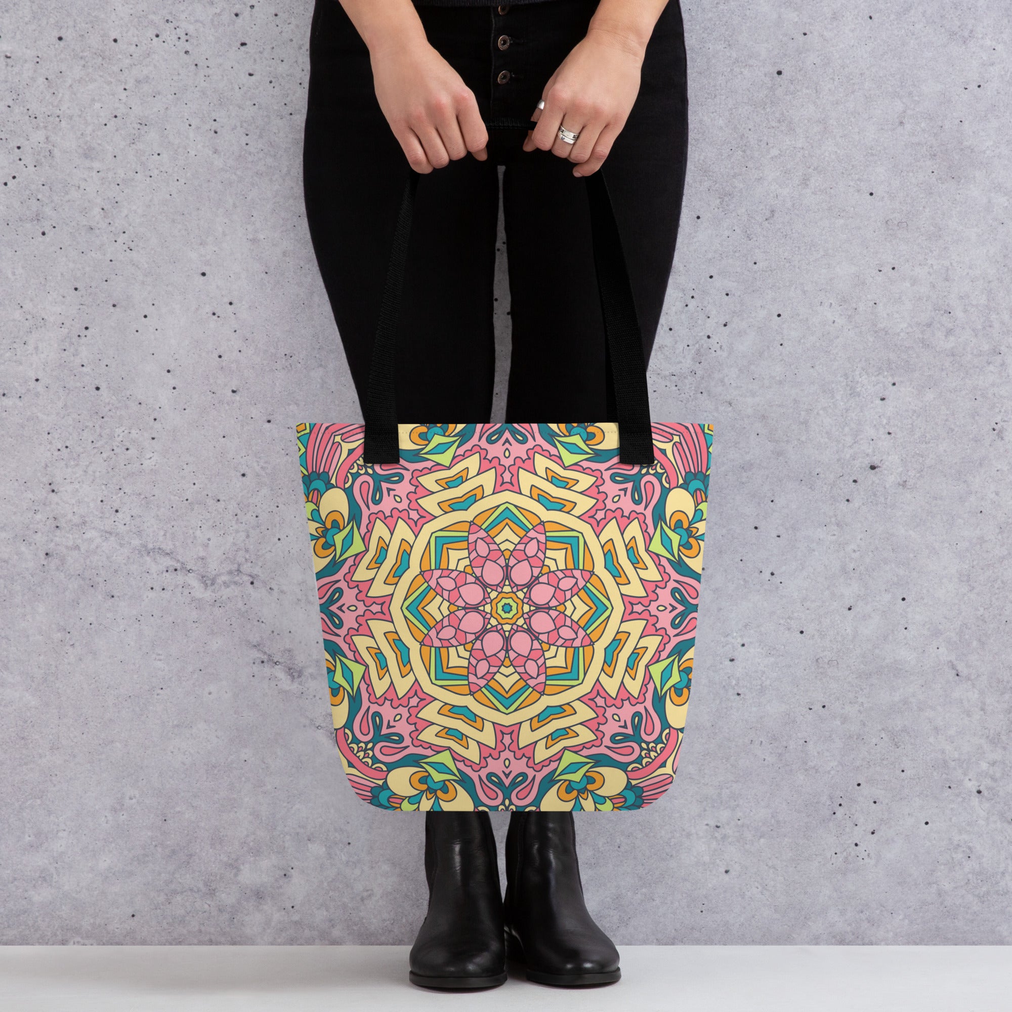 Tote bag Pink Mandala