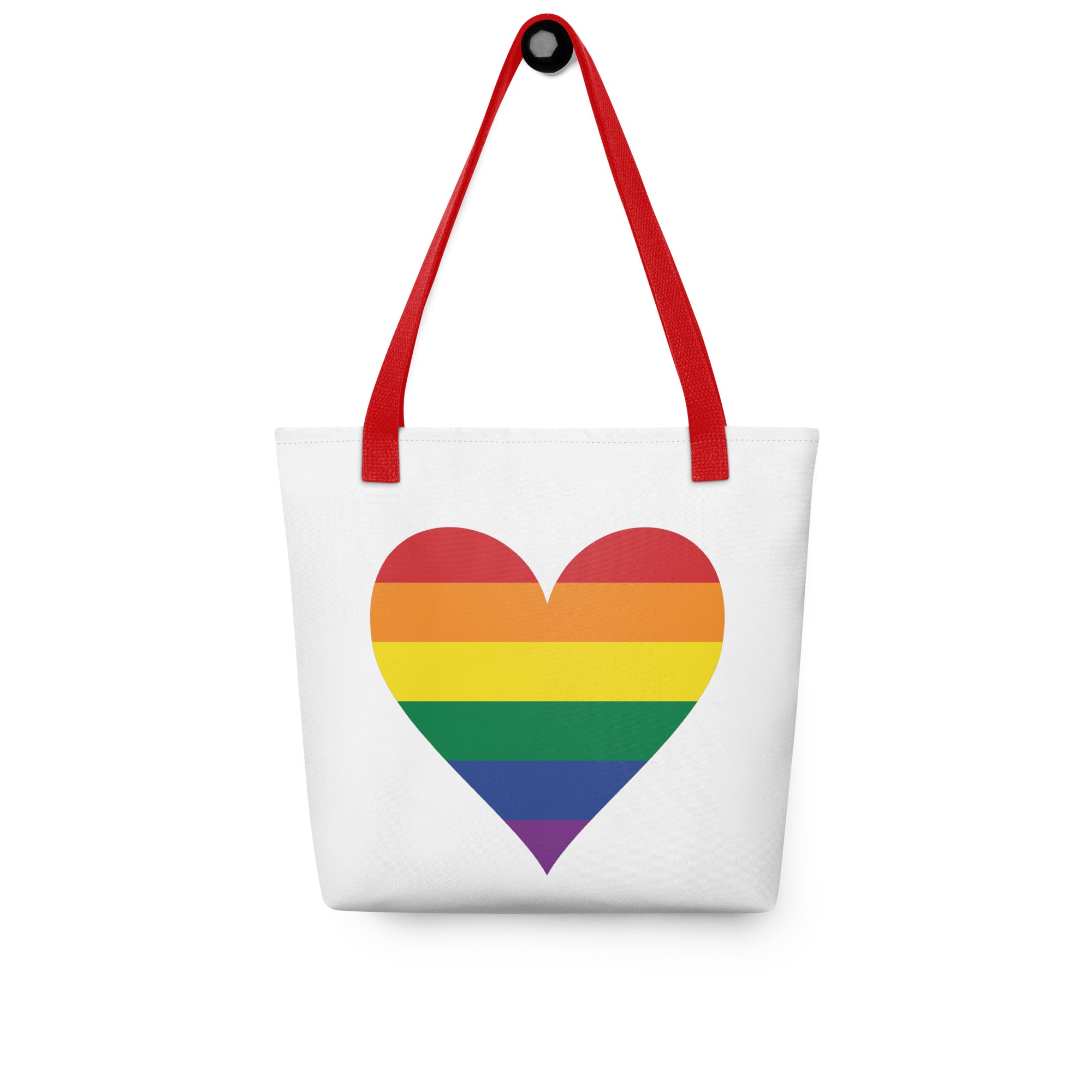 Tote bag Pride Rainbow Heart