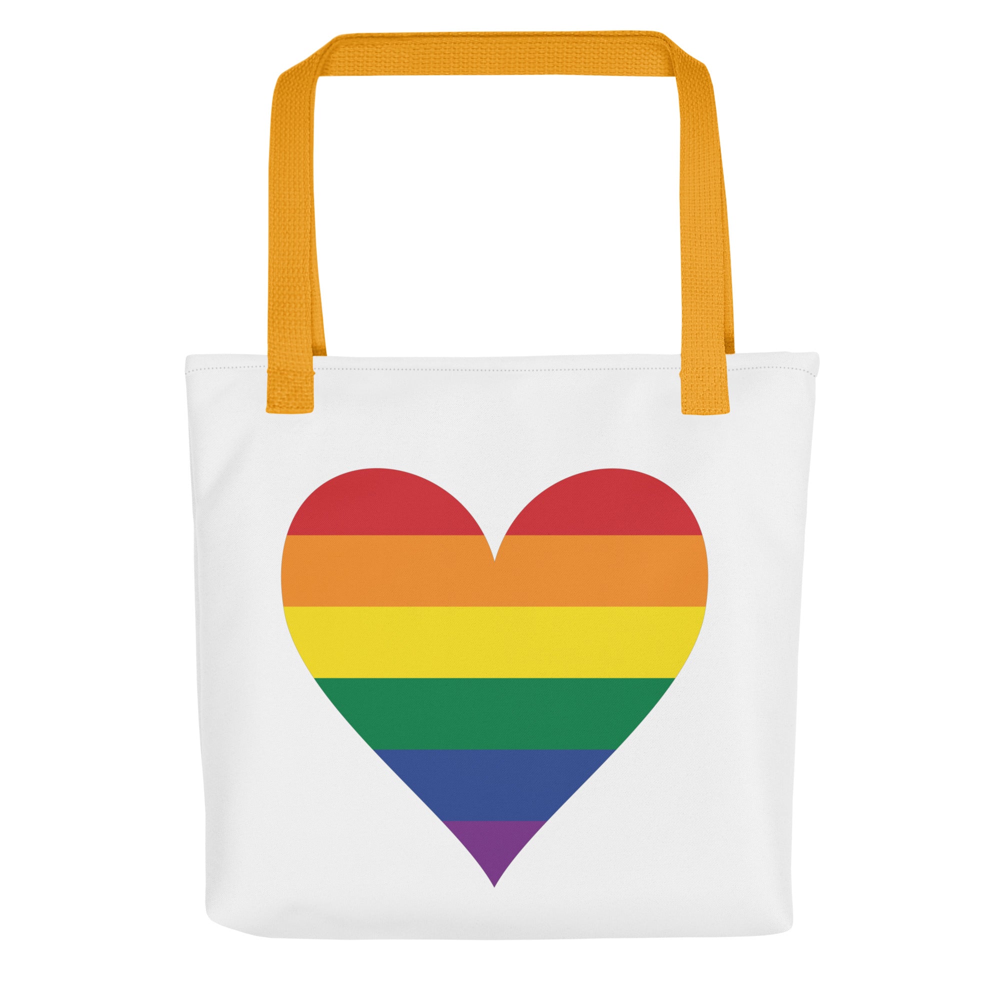Tote bag Pride Rainbow Heart