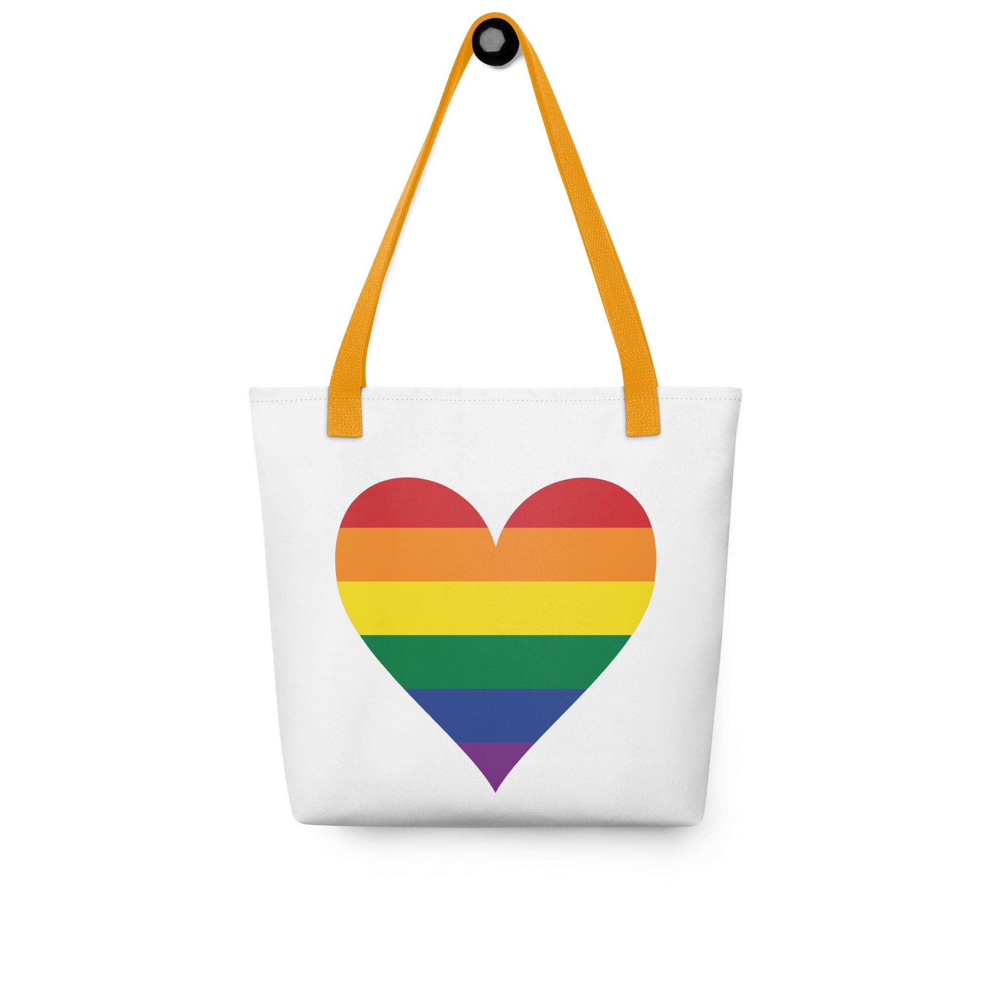 Tote bag Pride Rainbow Heart