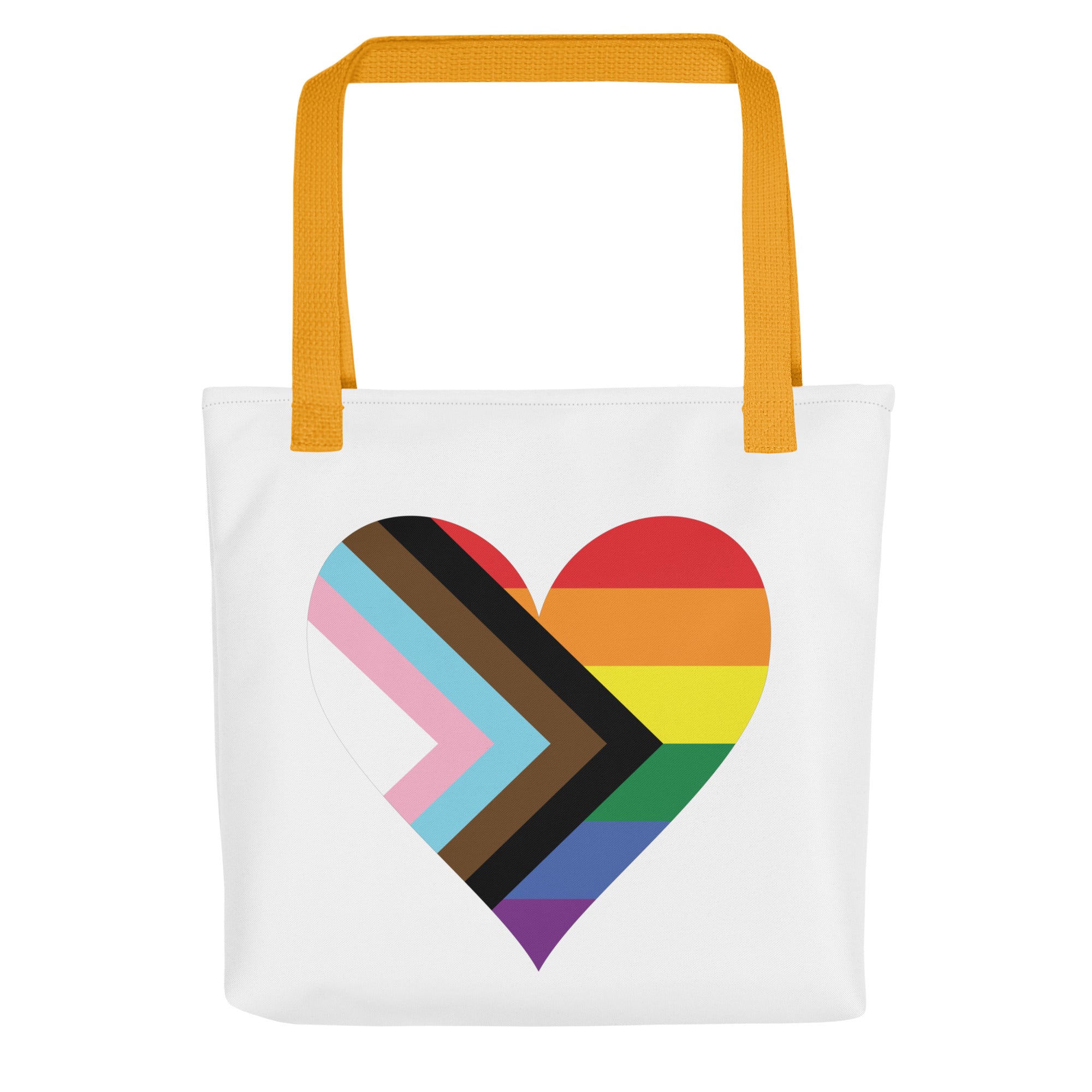 Tote bag Progress Pride Heart