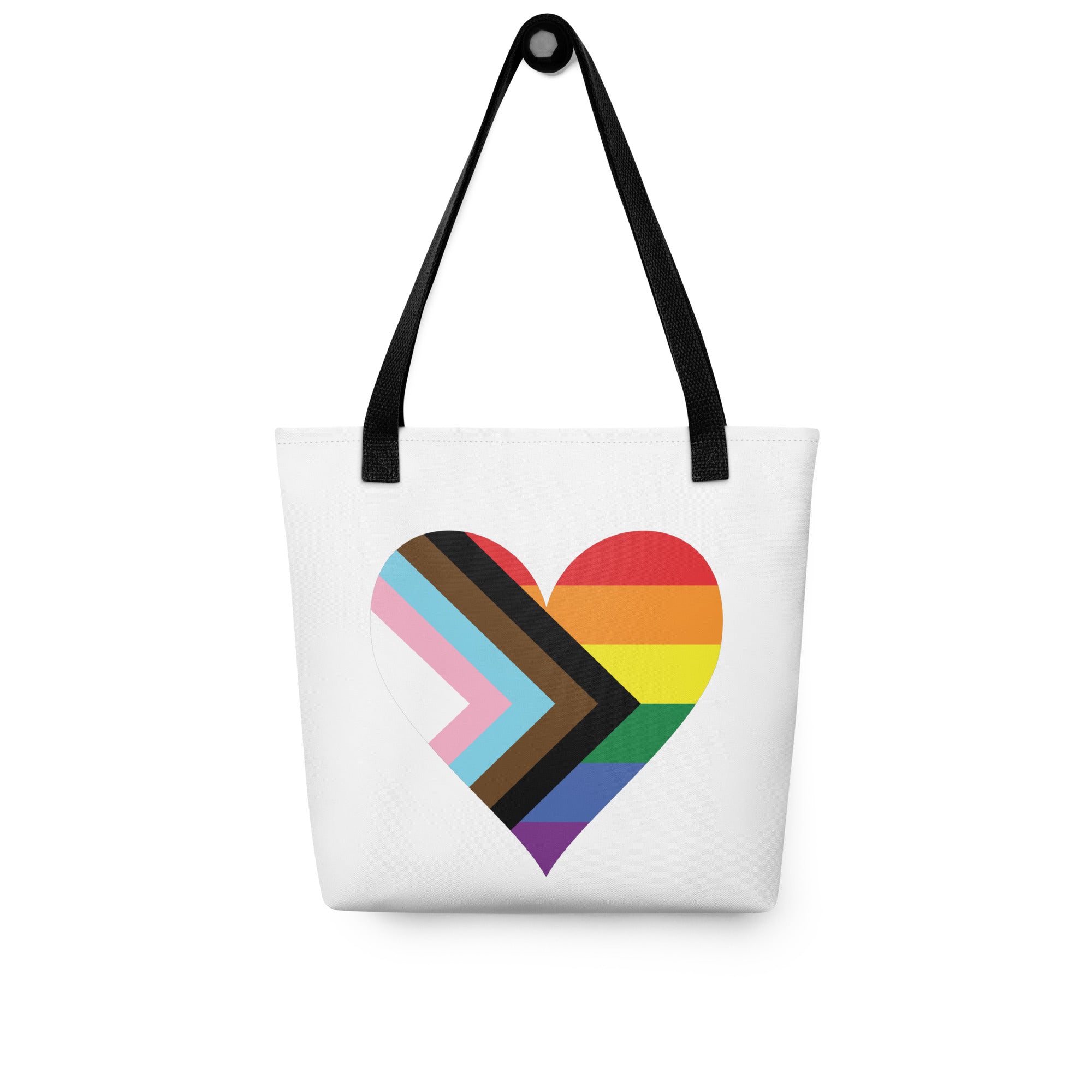 Tote bag Progress Pride Heart