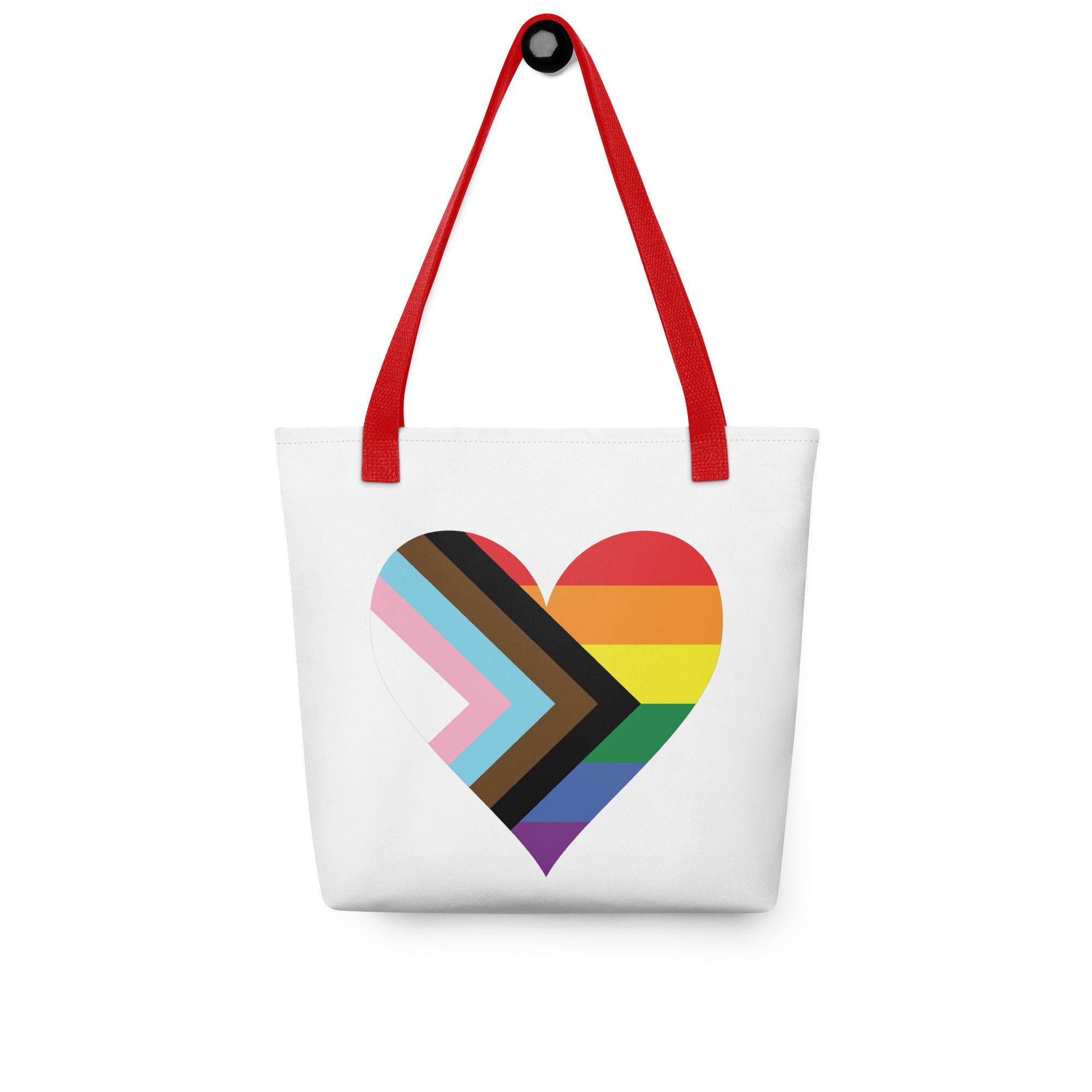 Tote bag Progress Pride Heart