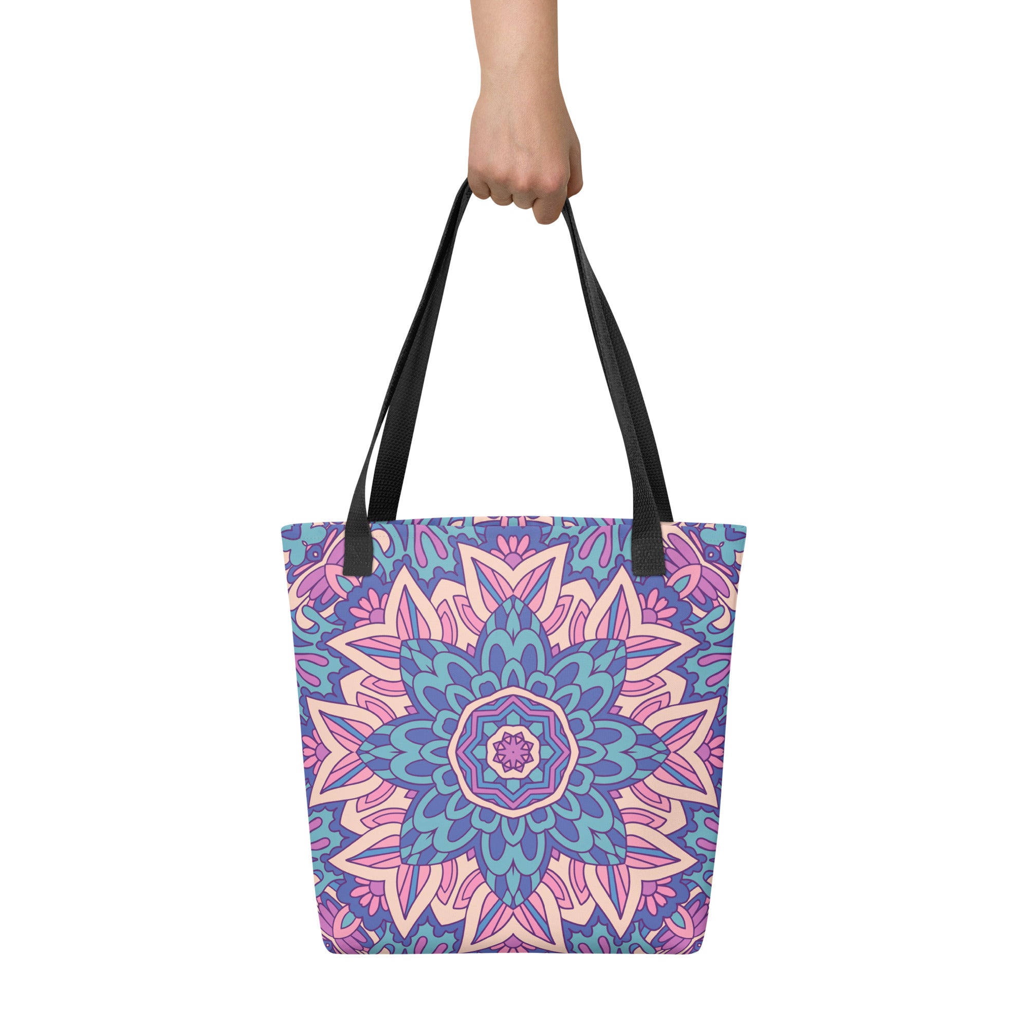 Tote bag Purple Mandala