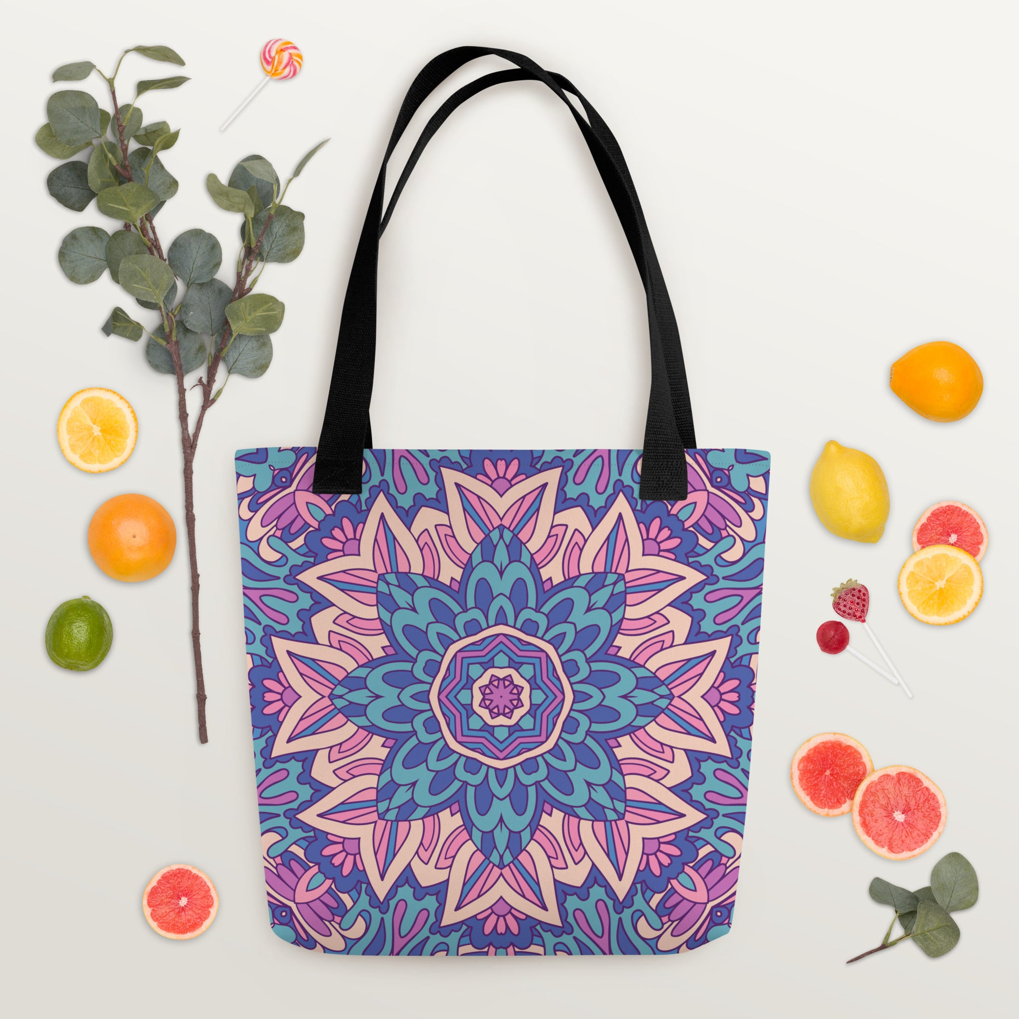Tote bag Purple Mandala