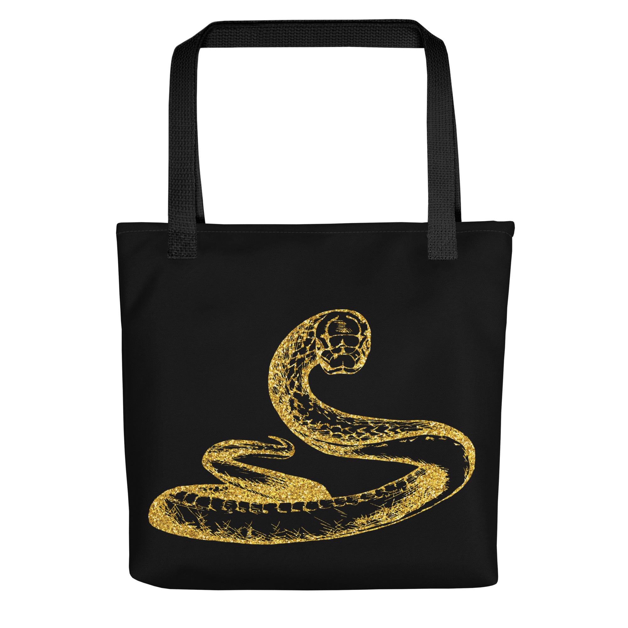 Tote bag Snake Black