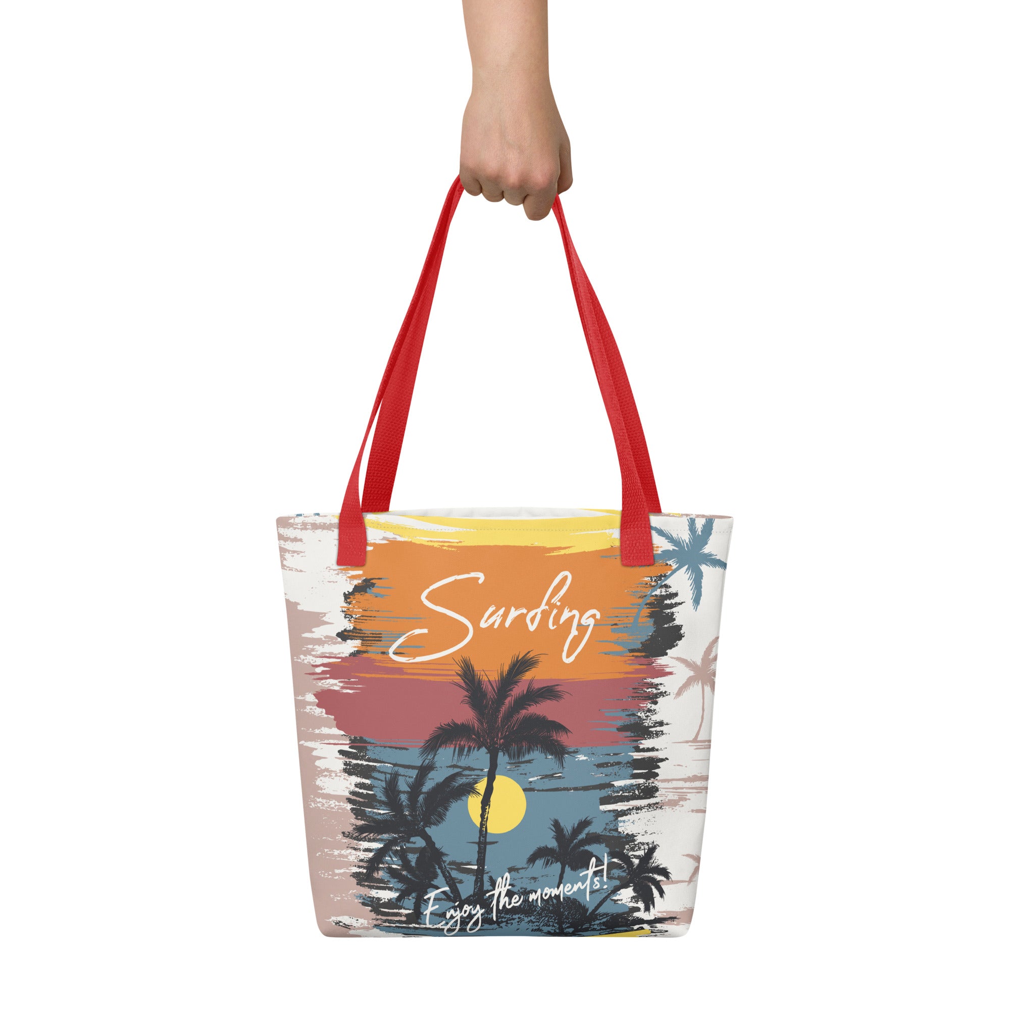 Tote bag Surfing