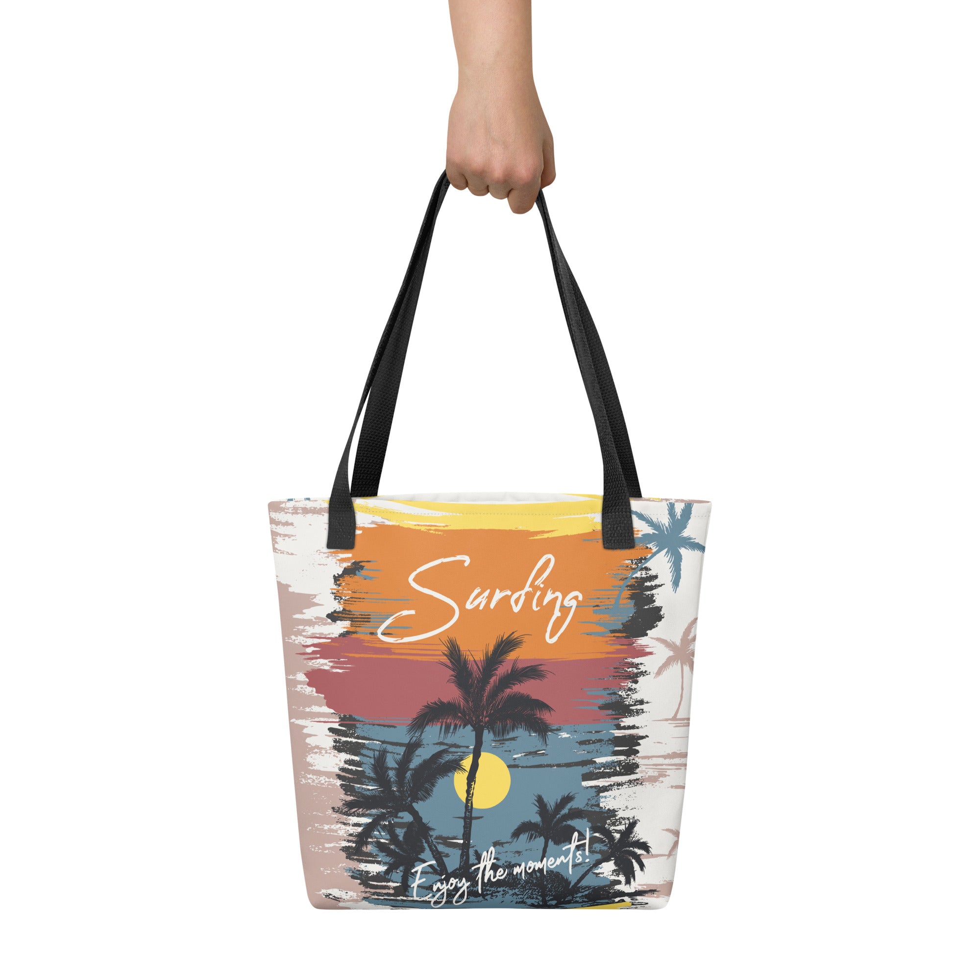 Tote bag Surfing