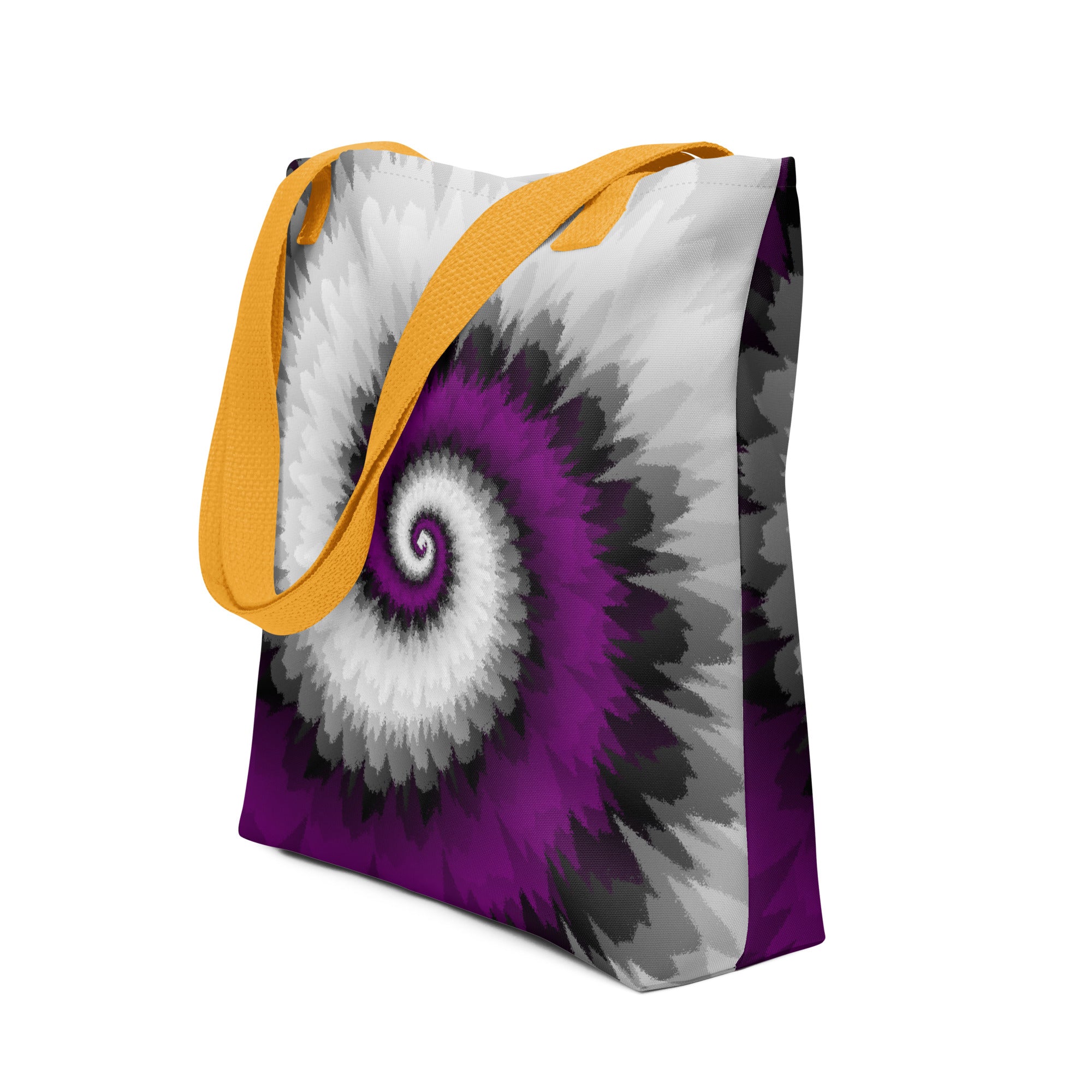 Tote bag Tie Dye Spiral Asexual