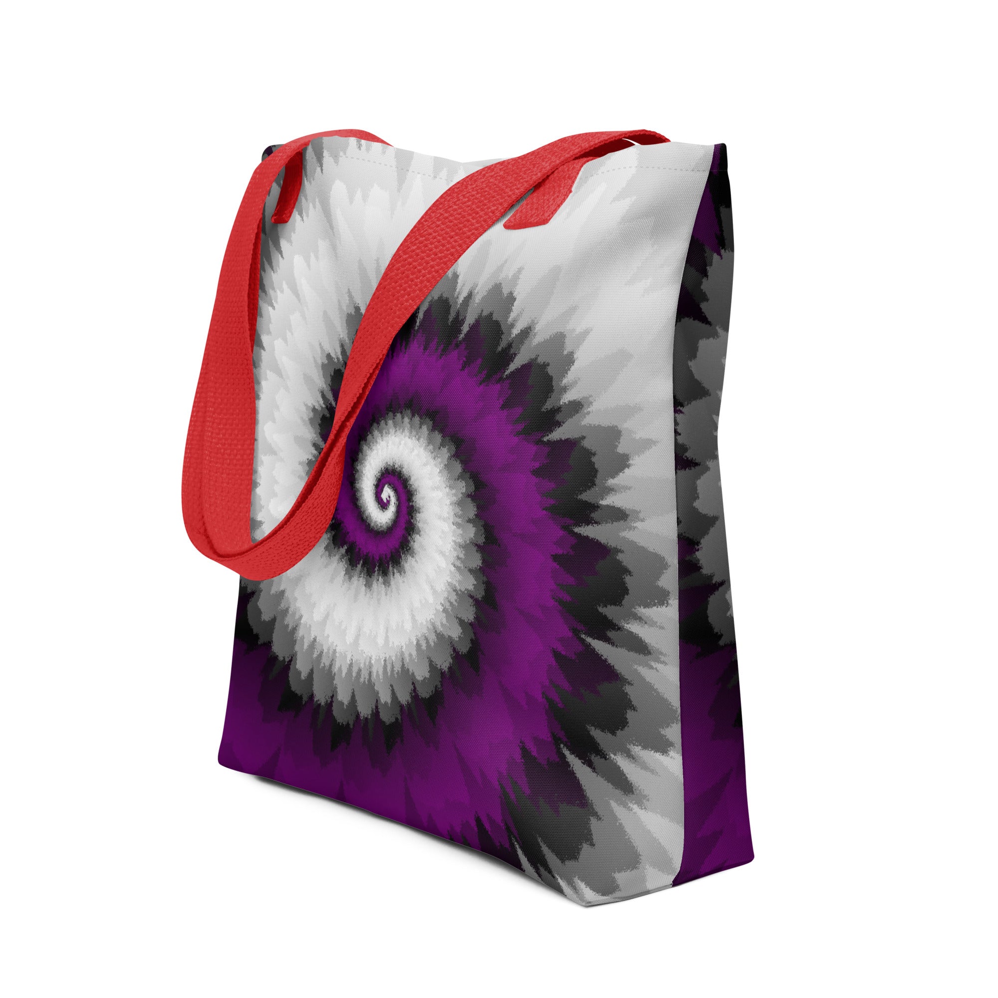 Tote bag Tie Dye Spiral Asexual