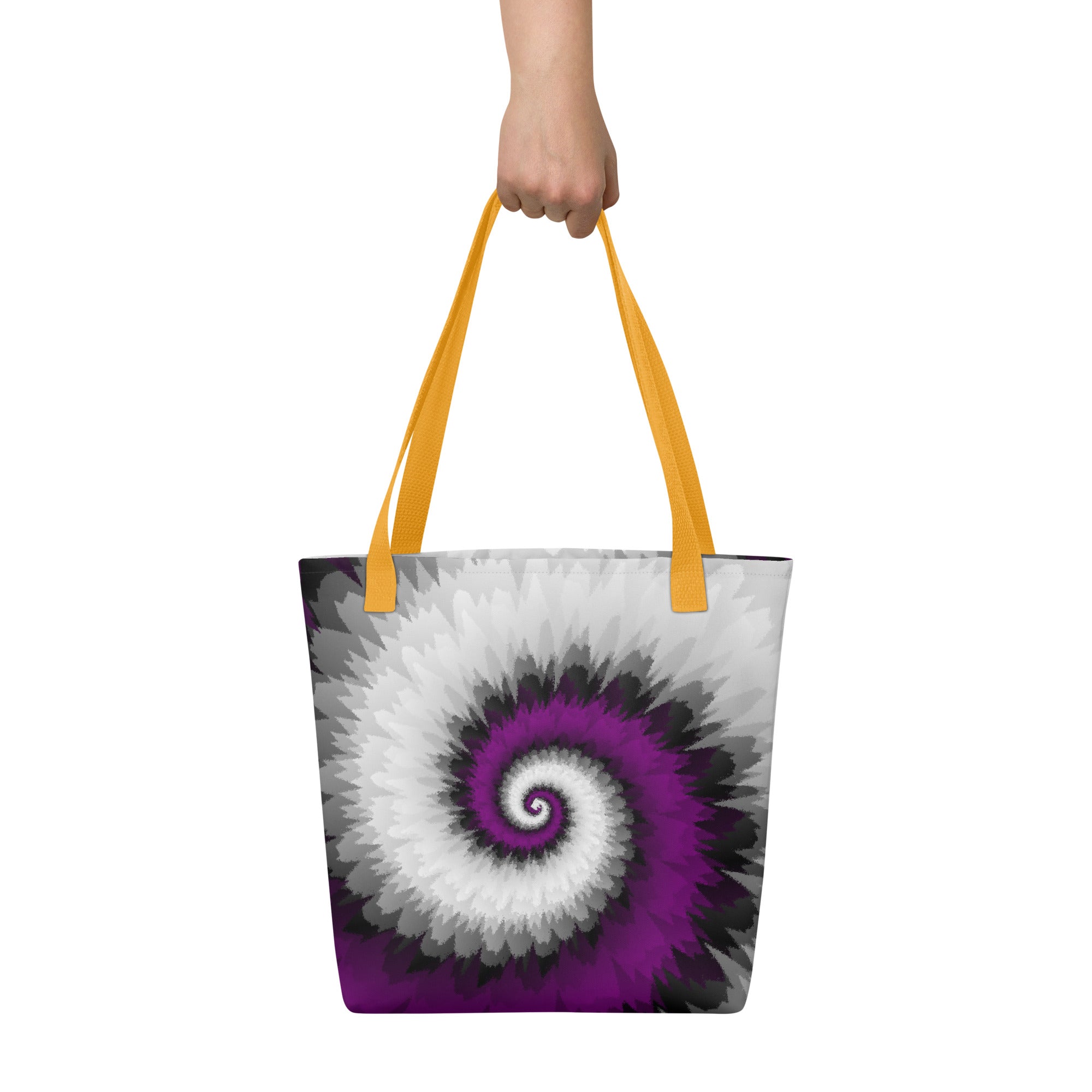 Tote bag Tie Dye Spiral Asexual