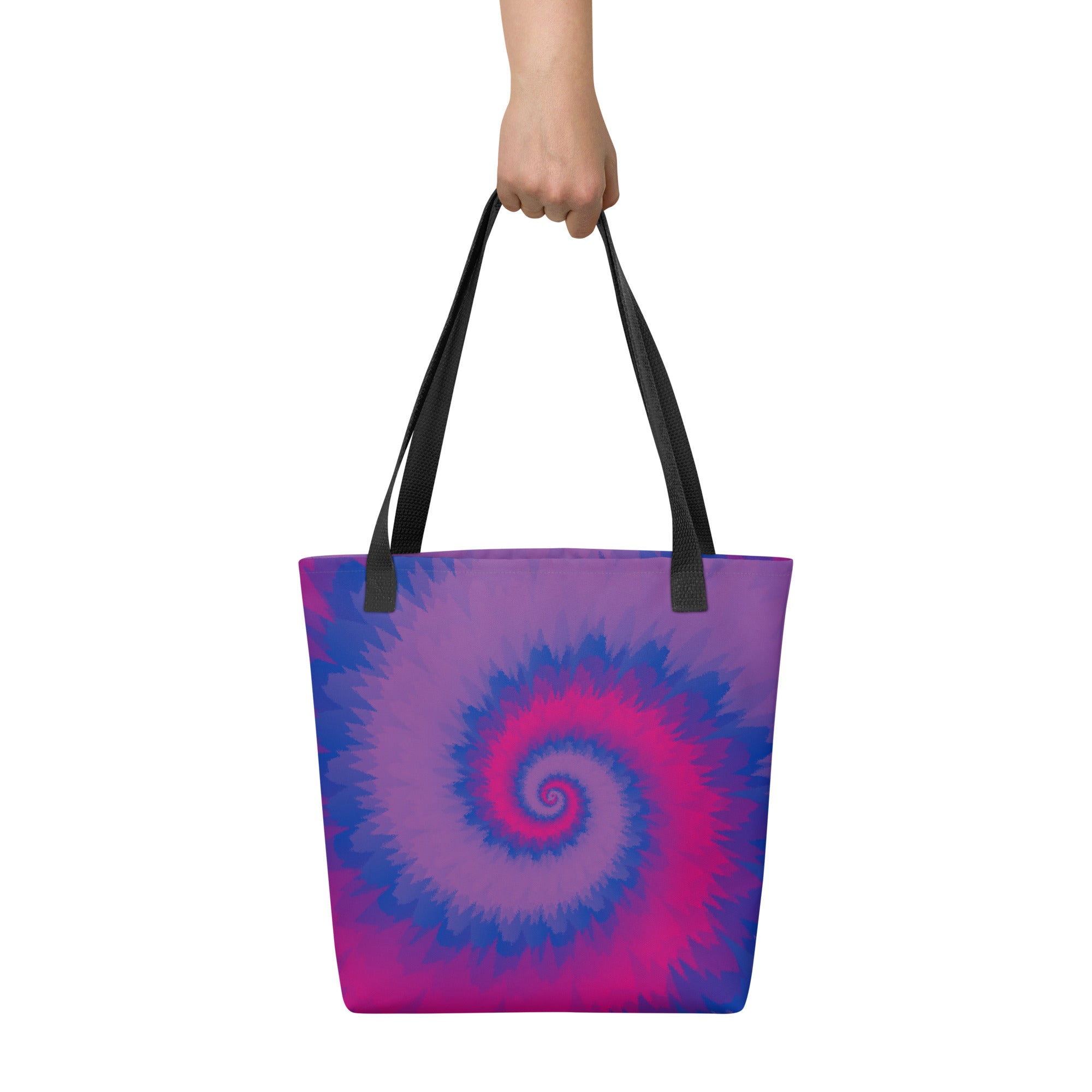 Tote bag Tie Dye Spiral Bisexual