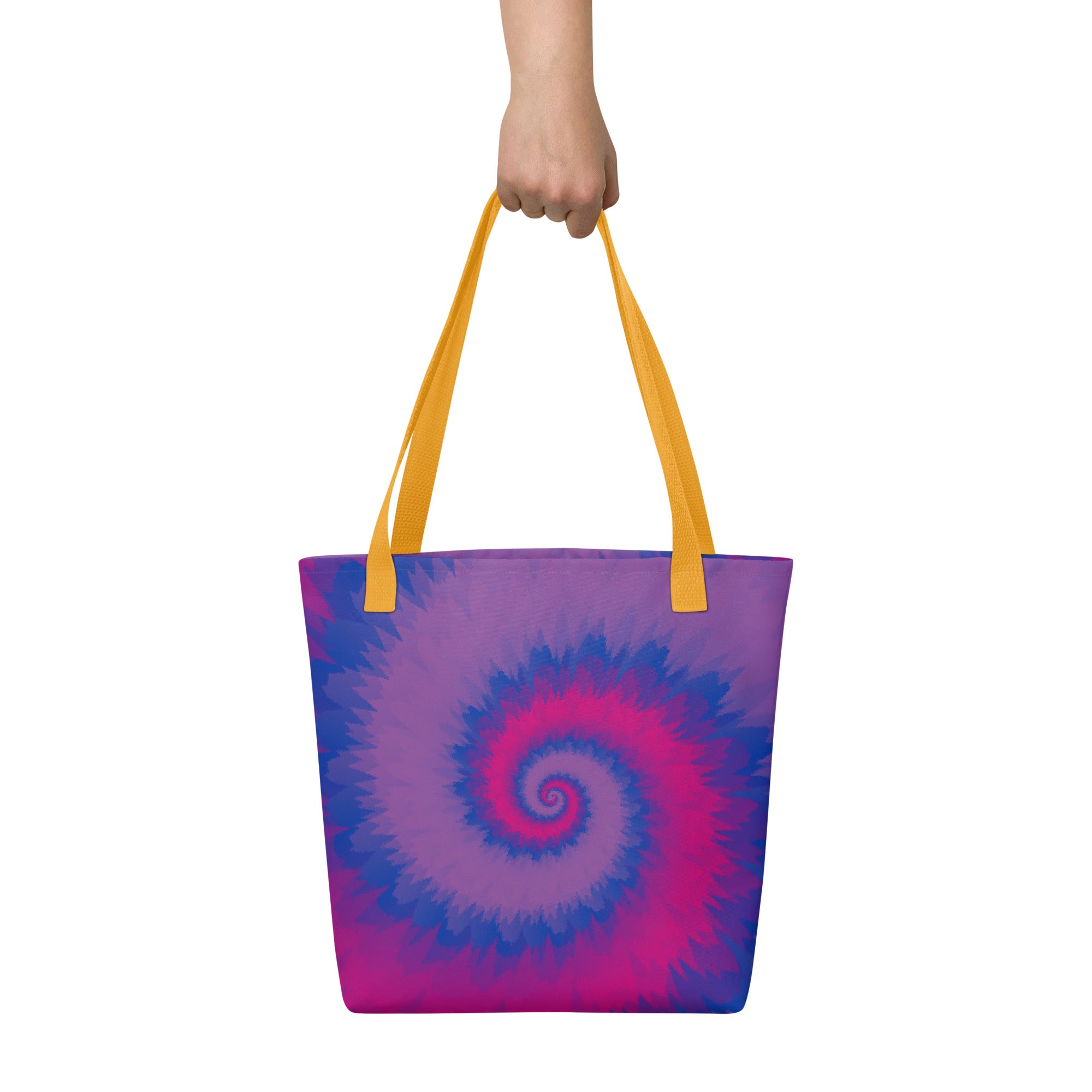 Tote bag Tie Dye Spiral Bisexual