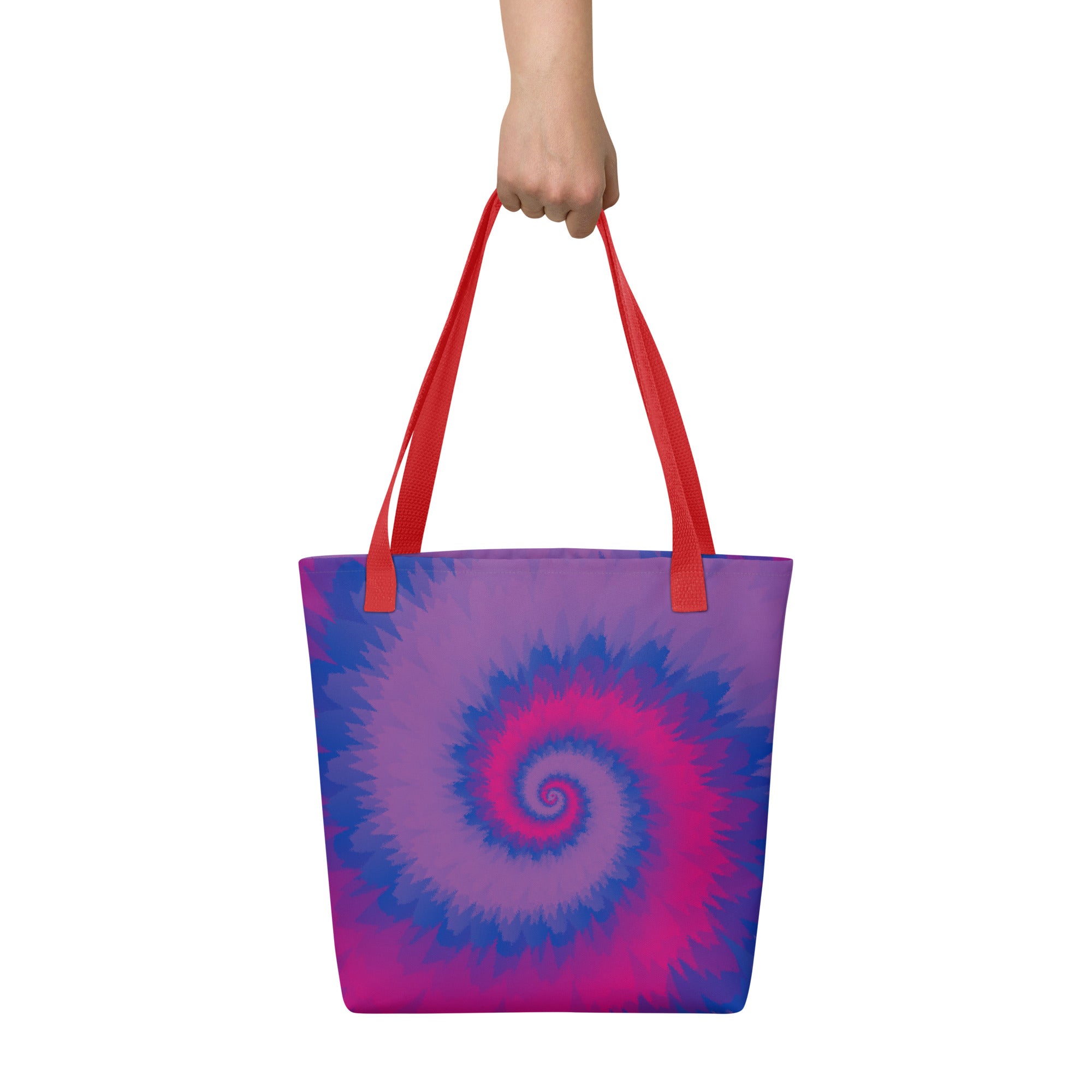 Tote bag Tie Dye Spiral Bisexual
