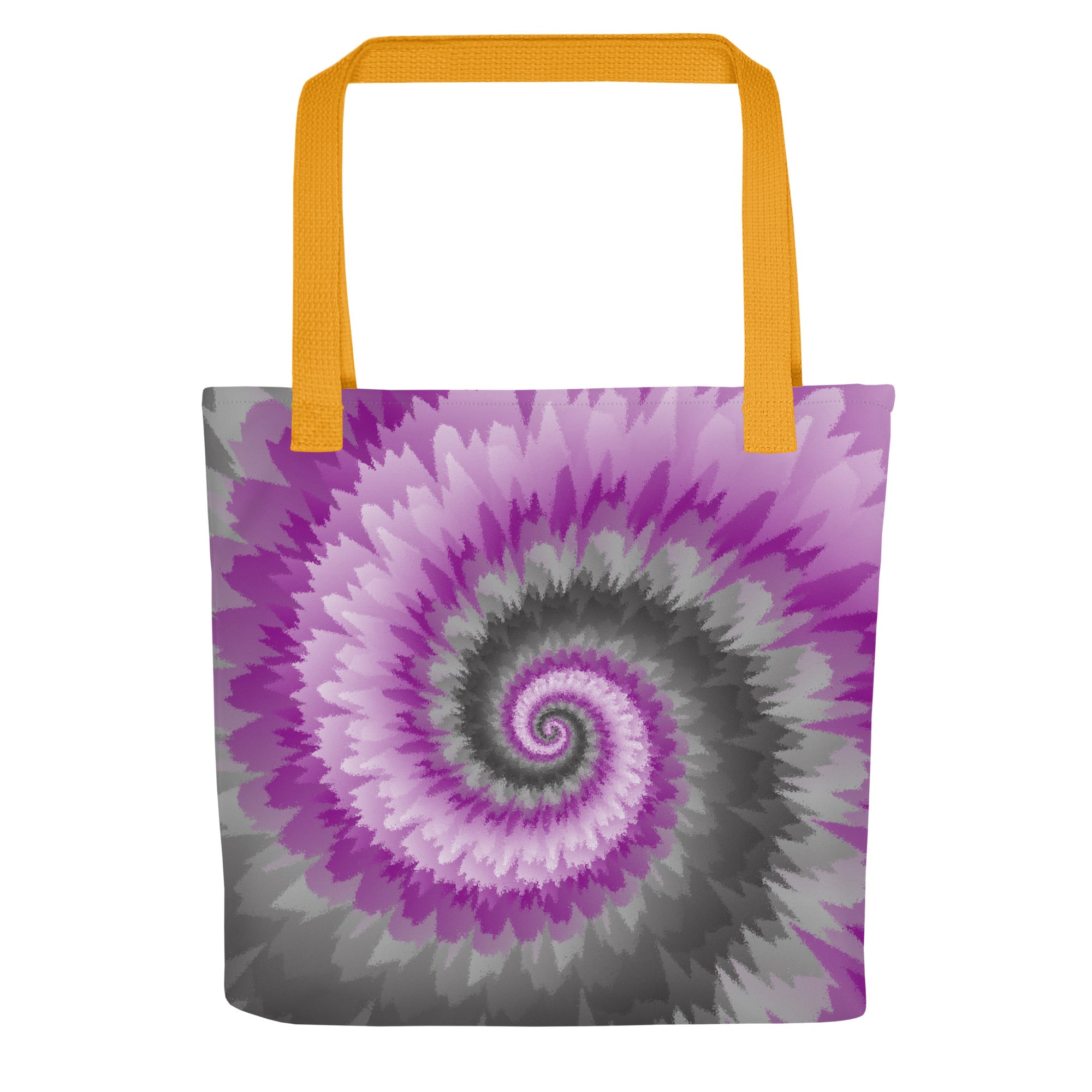 Tote bag Tie Dye Spiral Demisexual