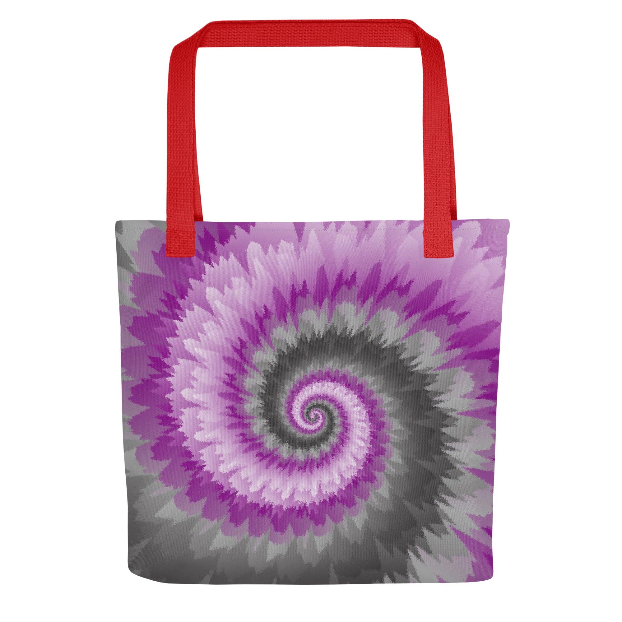 Tote bag Tie Dye Spiral Demisexual