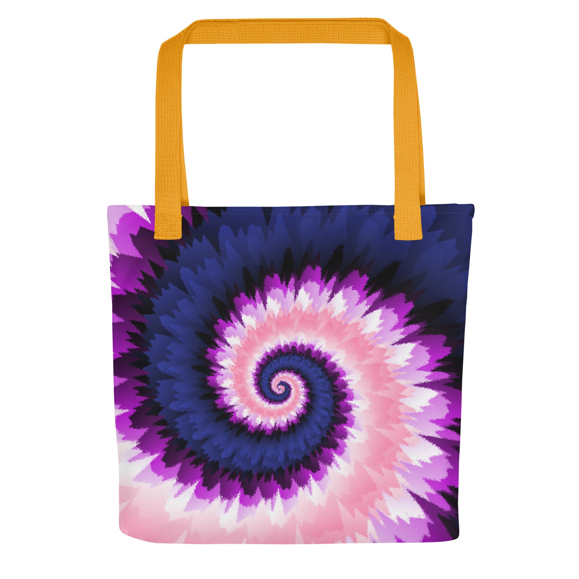 Tote bag Tie Dye Spiral Genderfluid