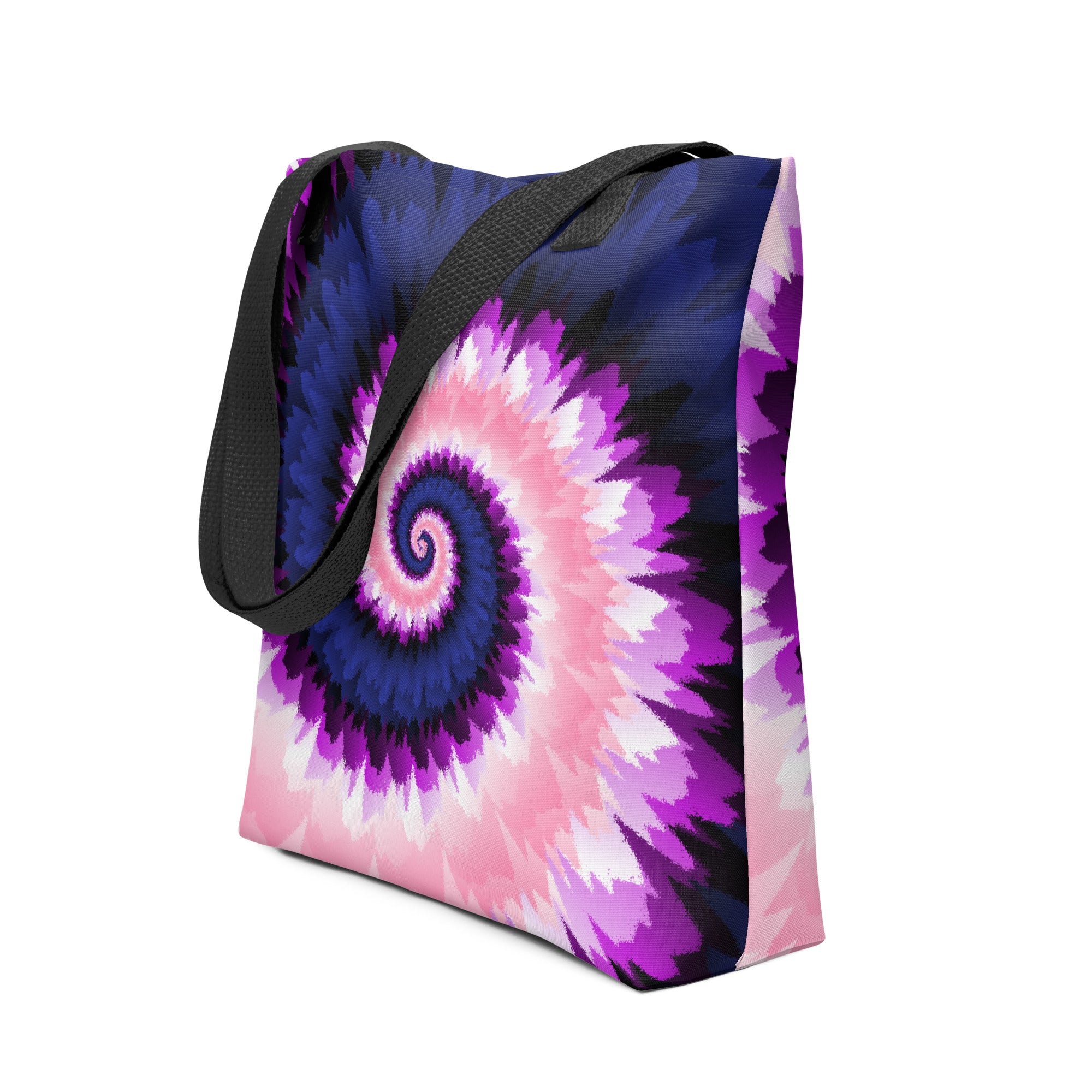 Tote bag Tie Dye Spiral Genderfluid