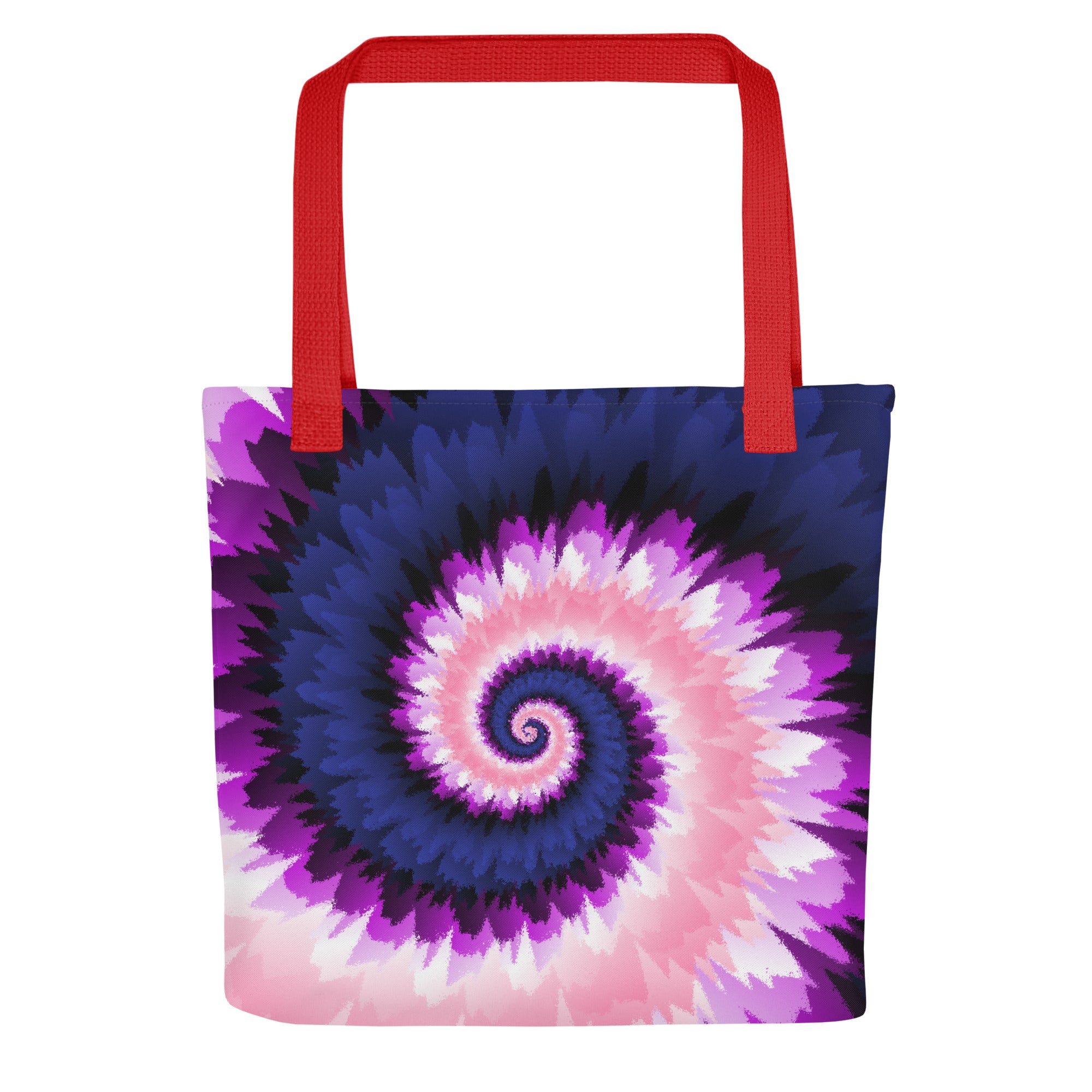 Tote bag Tie Dye Spiral Genderfluid