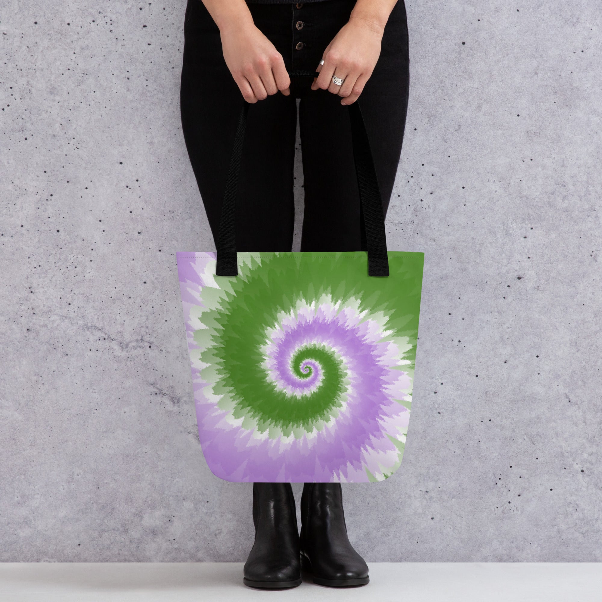 Tote bag Tie Dye Spiral Genderqueer