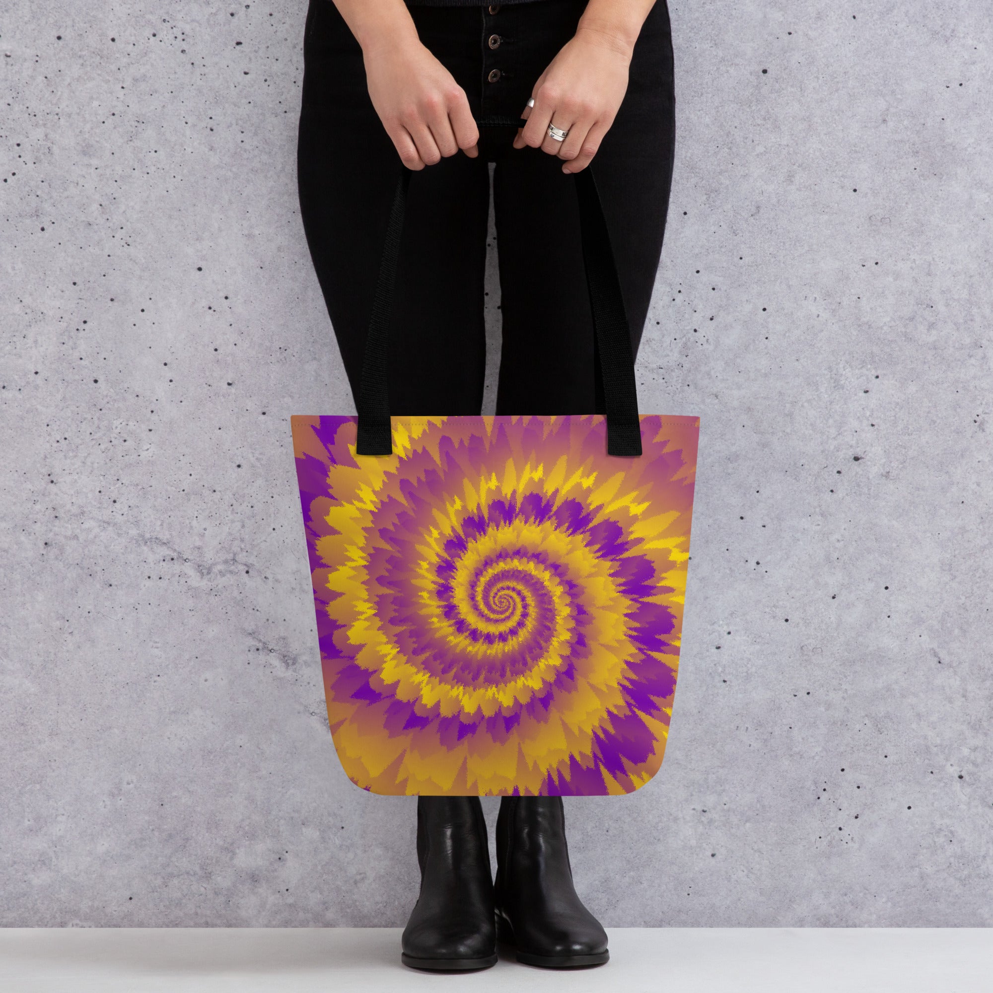 Tote bag Tie Dye Spiral Intersex