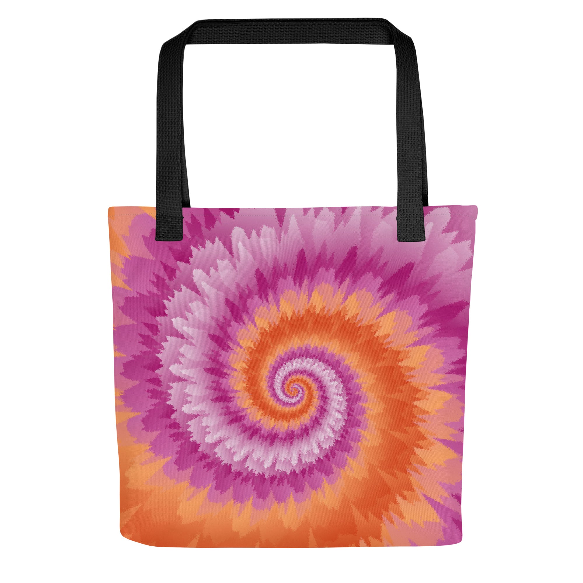 Tote bag Tie Dye Spiral Lesbian