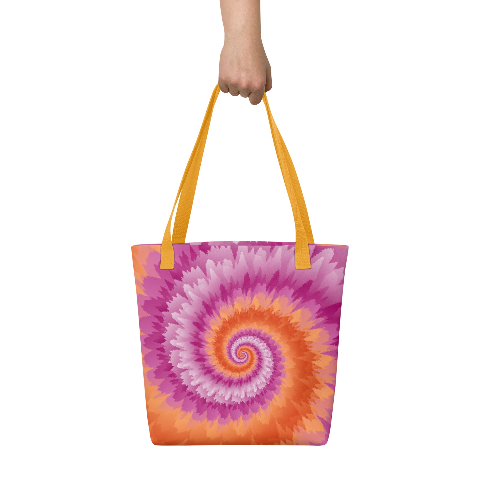 Tote bag Tie Dye Spiral Lesbian