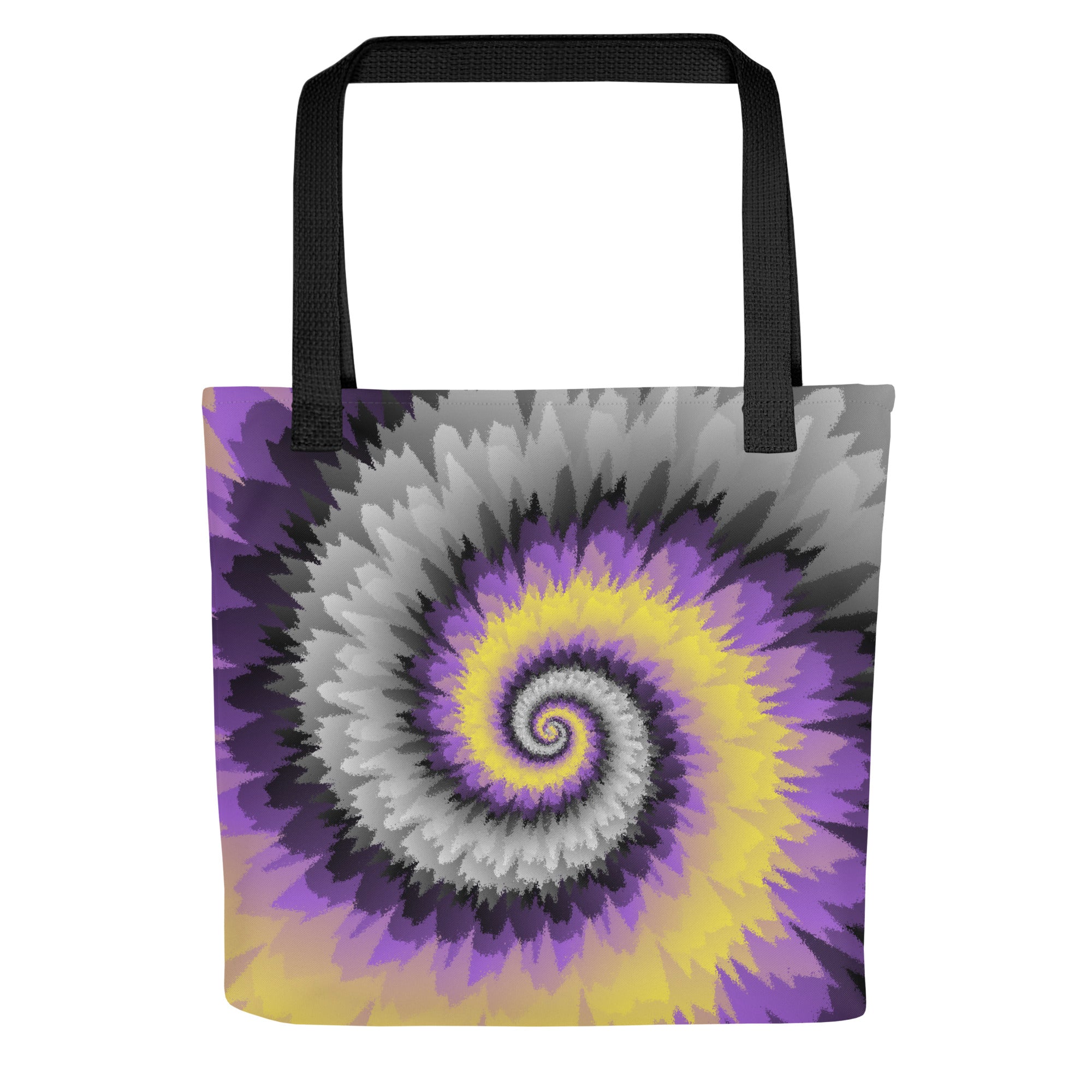 Tote bag Tie Dye Spiral Nonbinary