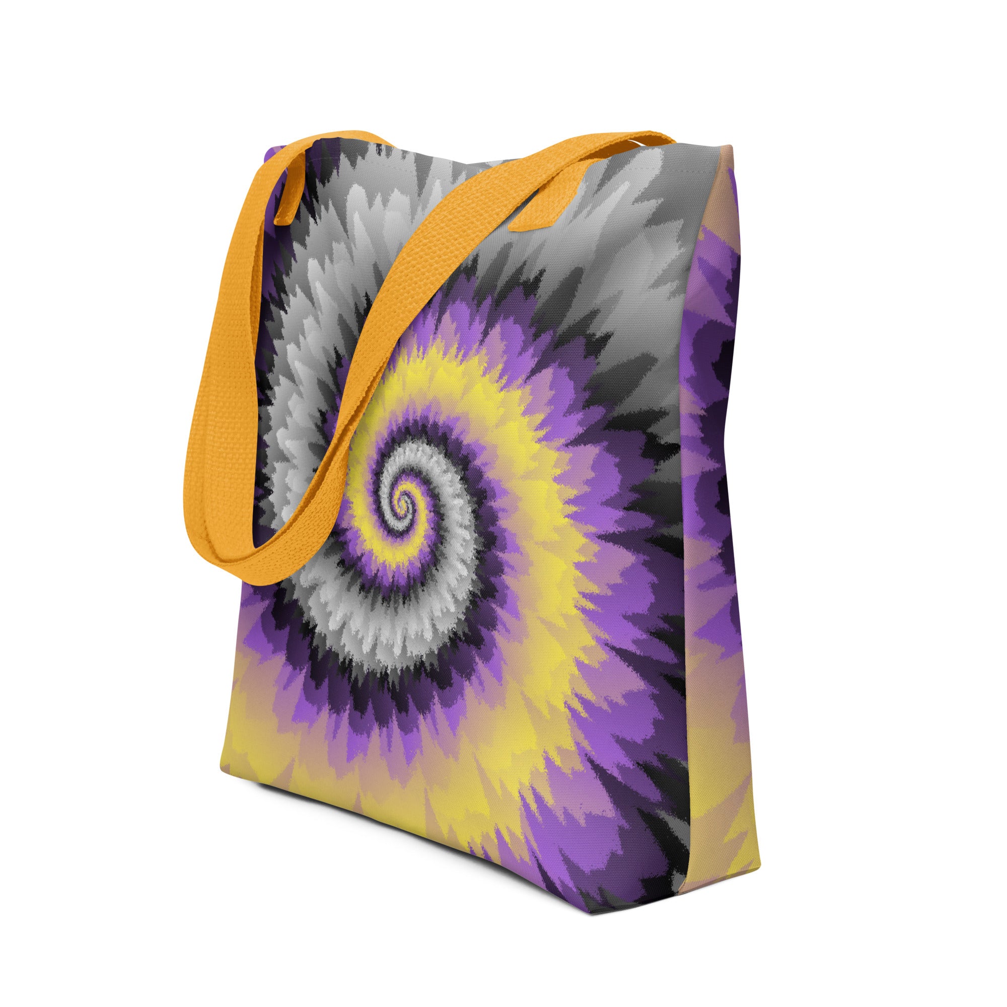 Tote bag Tie Dye Spiral Nonbinary