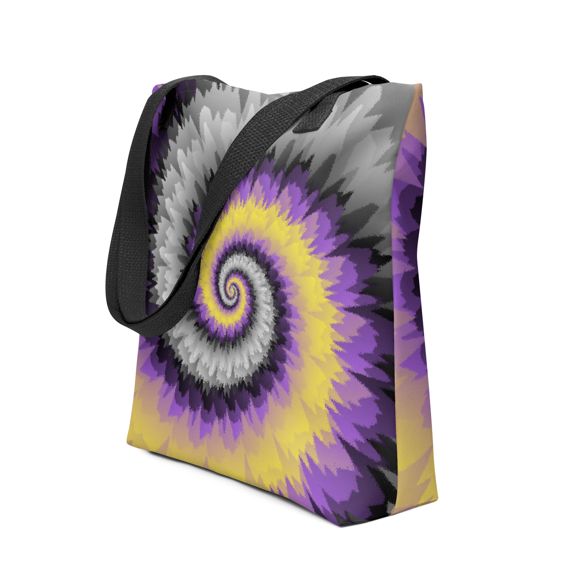 Tote bag Tie Dye Spiral Nonbinary