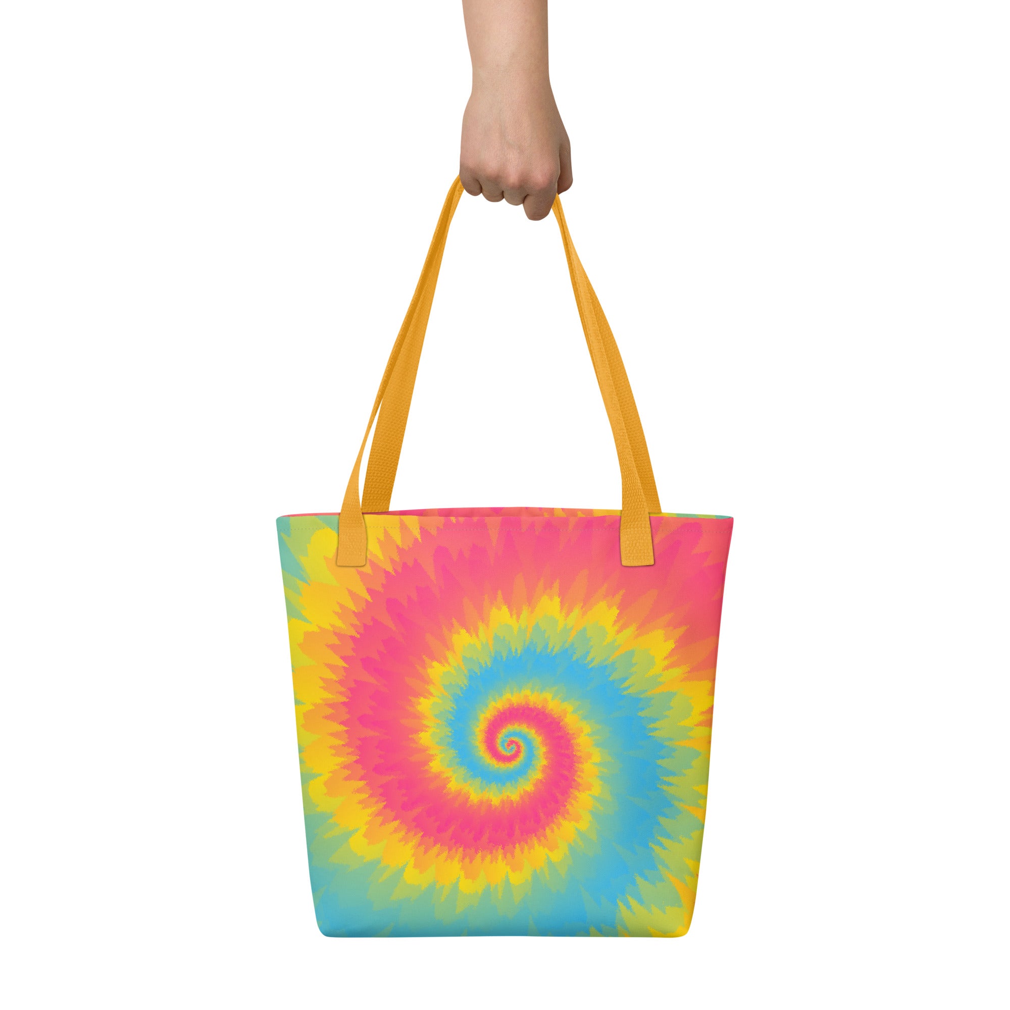 Tote bag Tie Dye Spiral Pansexual