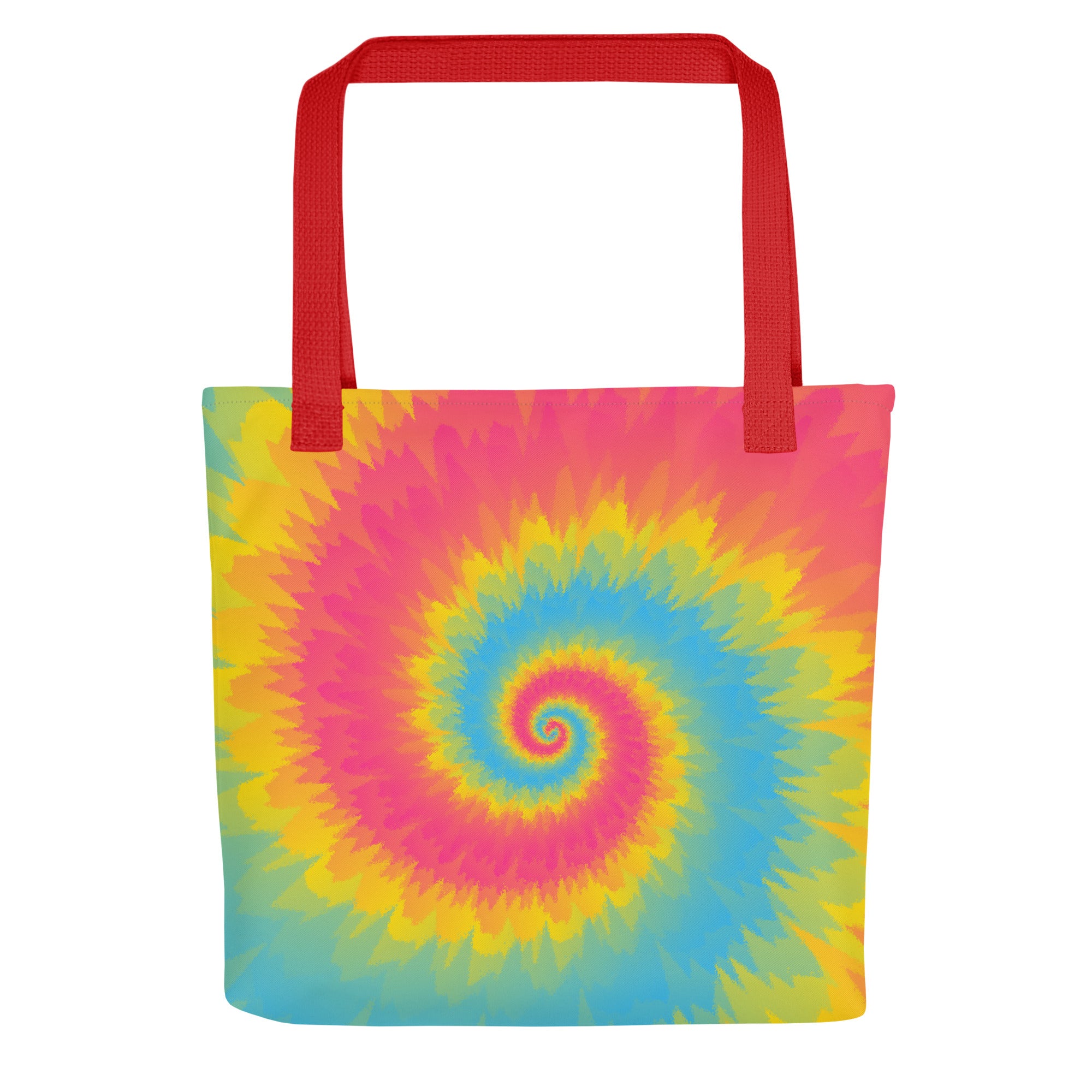 Tote bag Tie Dye Spiral Pansexual